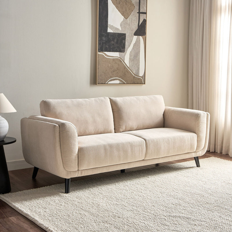 Royal | PureNest Sofa - Beige - 200×80×85 cm