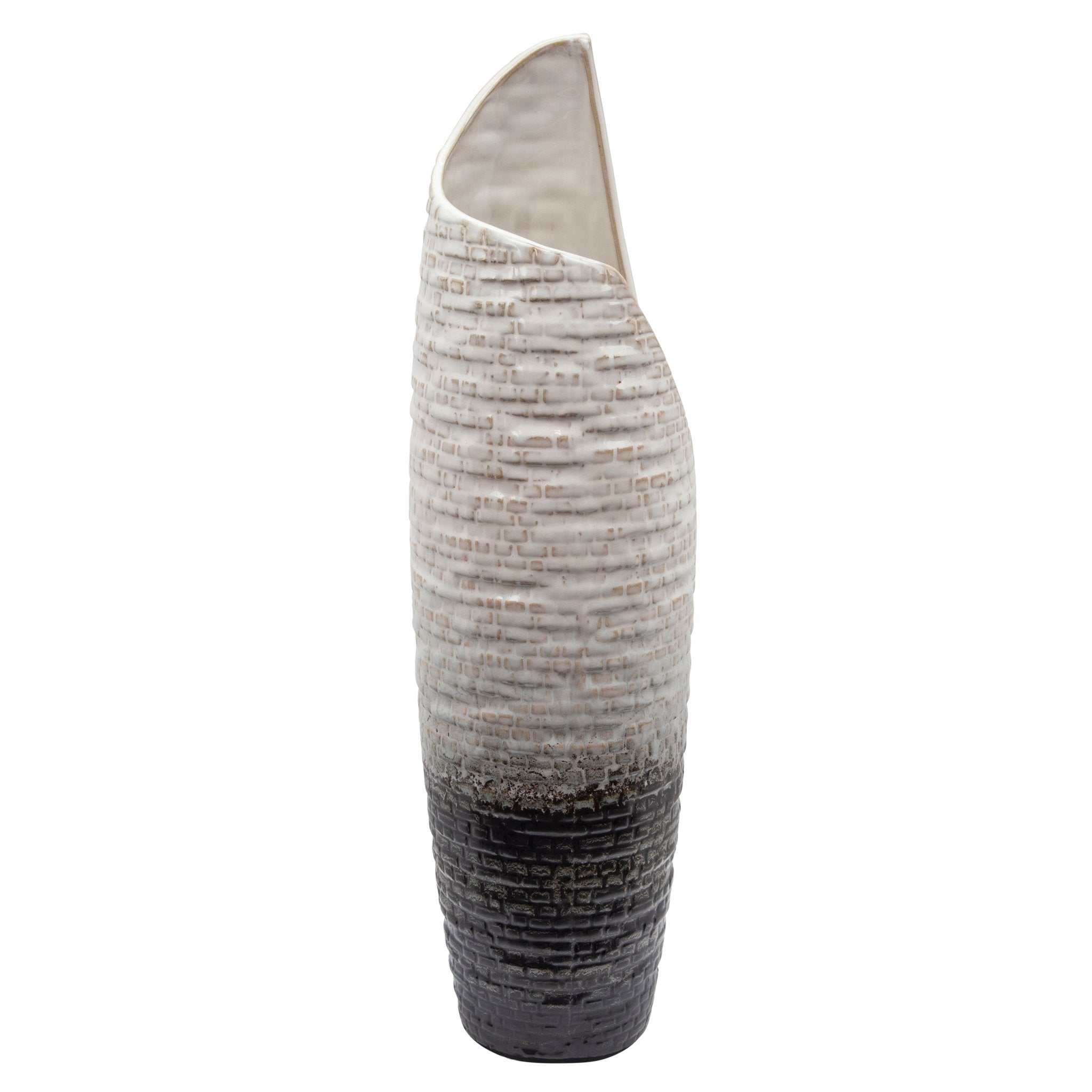 16"H TEARDROP VASE, WHITE Vases and Jars| Sagebrook Home