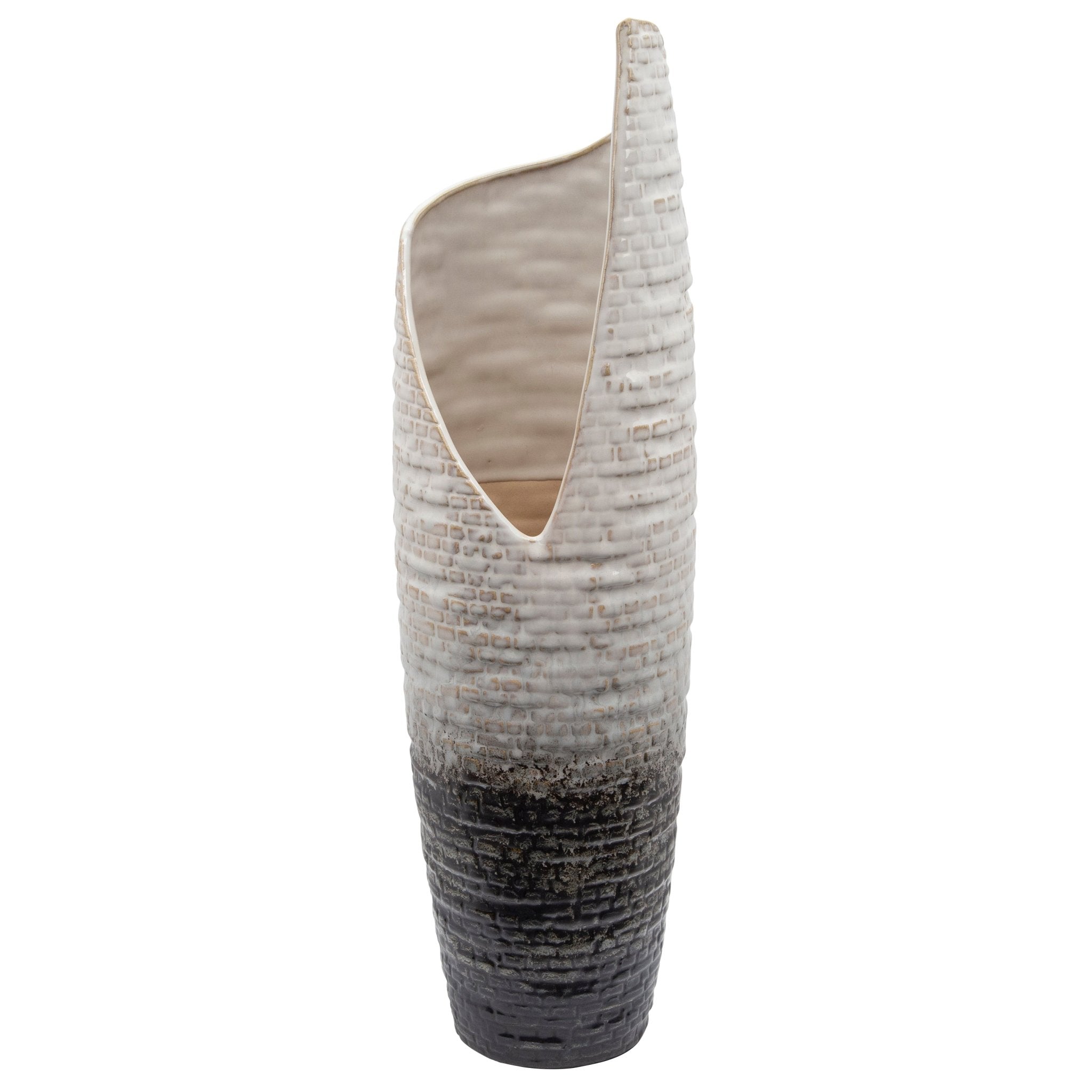 16"H TEARDROP VASE, WHITE Vases and Jars| Sagebrook Home