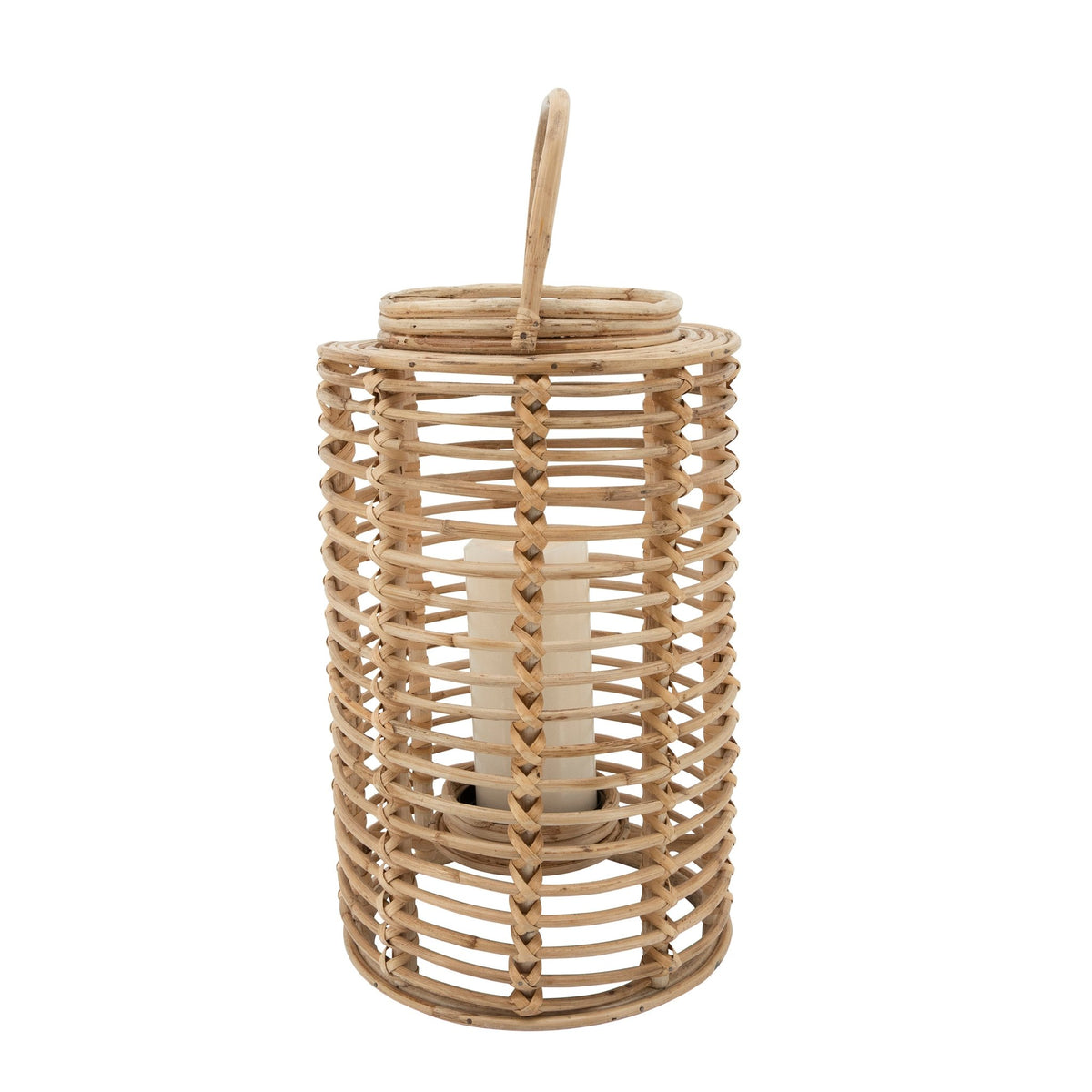 16"H" WICKER LANTERN, NATURAL Candle Holders| Sagebrook Home