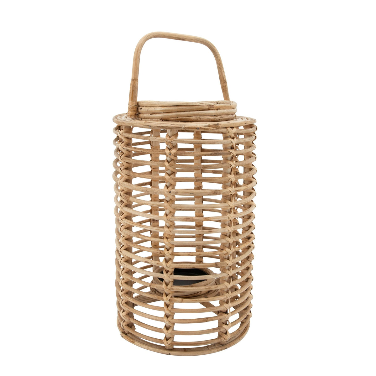 16"H" WICKER LANTERN, NATURAL Candle Holders| Sagebrook Home