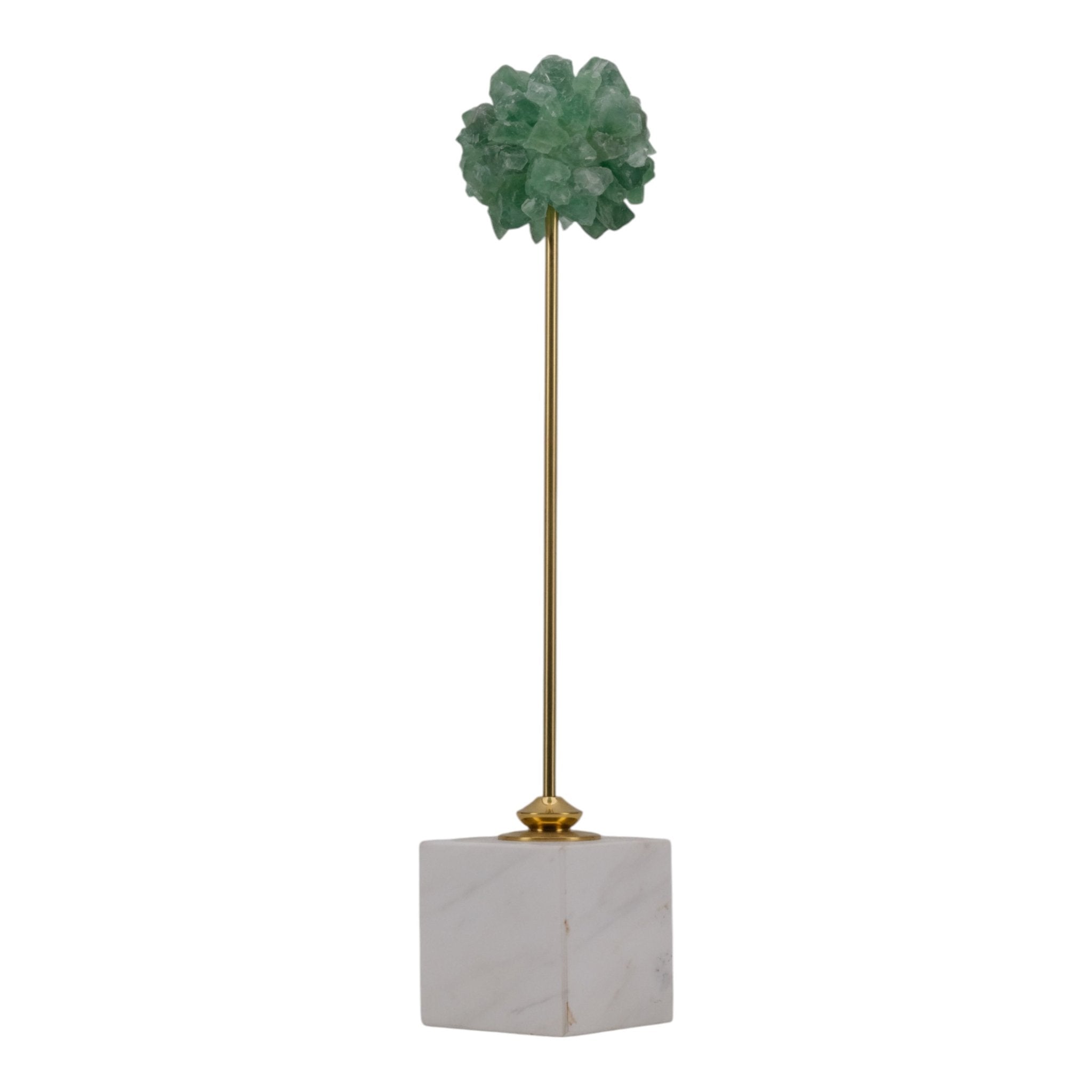 16"lancelot Small Green Orb Statuary Table Decors| Sagebrook Home