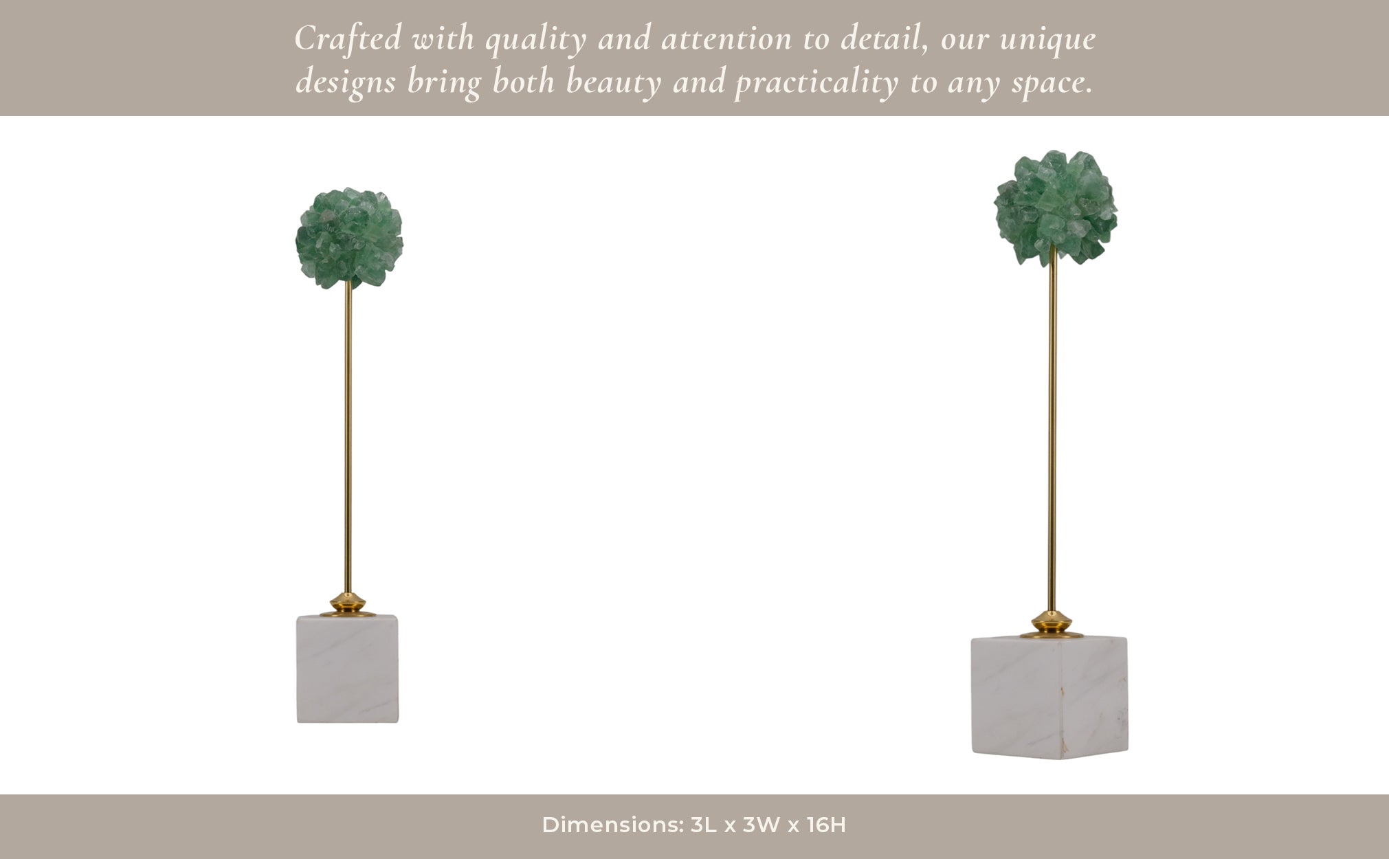 16"lancelot Small Green Orb Statuary Table Decors| Sagebrook Home