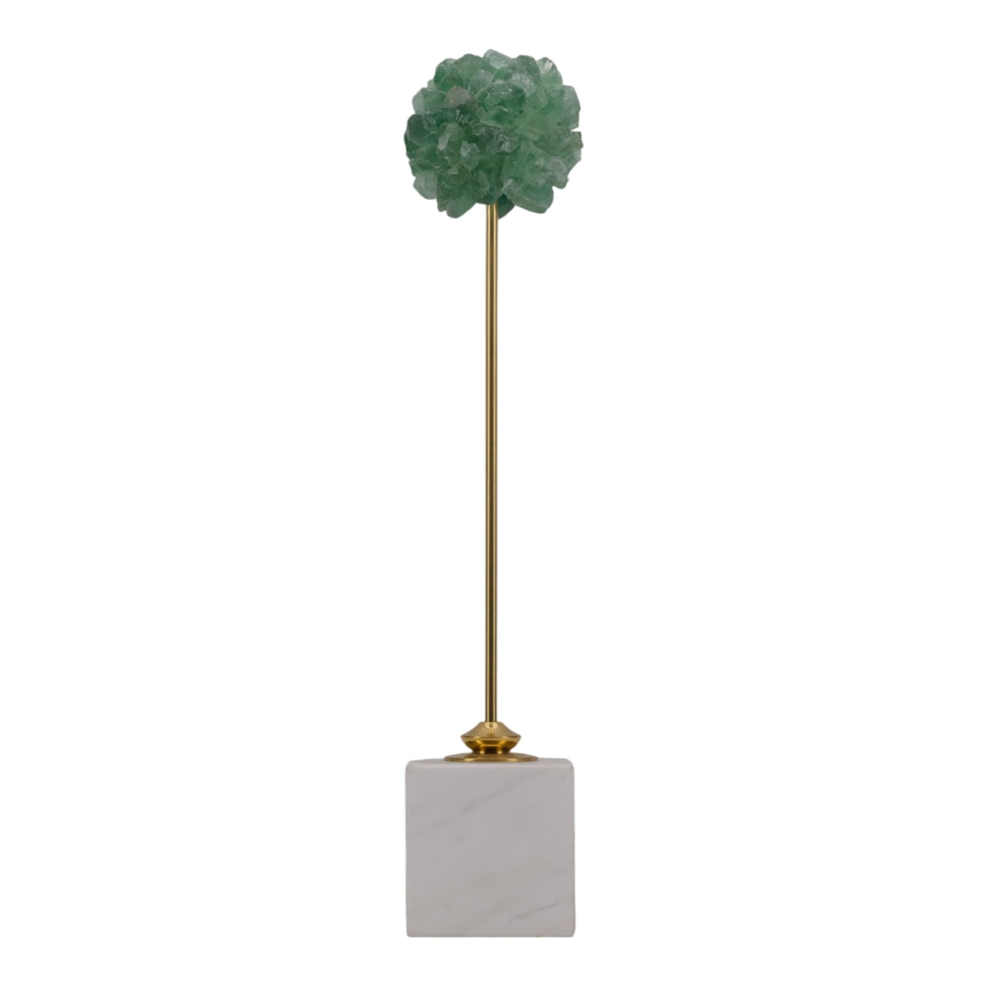 16"lancelot Small Green Orb Statuary Table Decors| Sagebrook Home