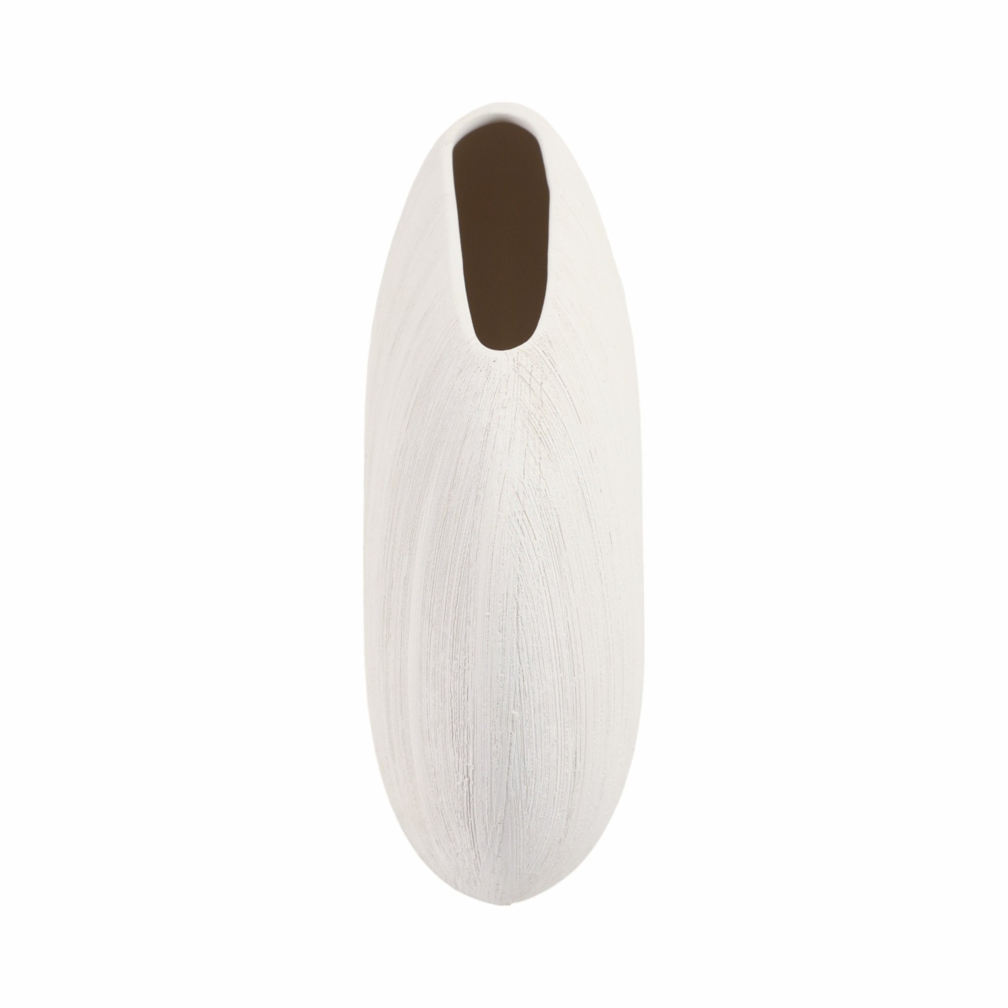 16x11" Cascais Small White Portugal Vase Vases and Jars| Sagebrook Home