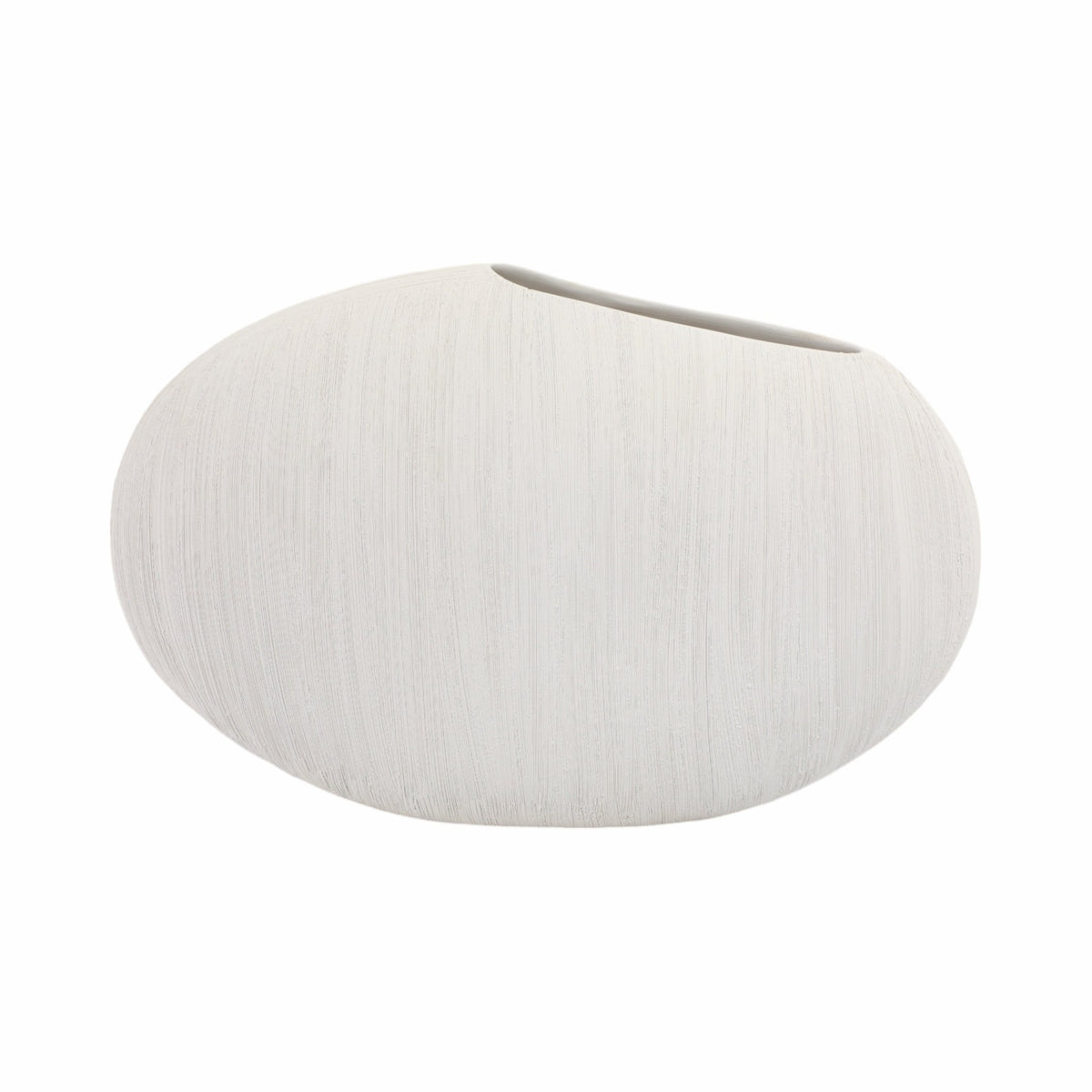 16x11" Cascais Small White Portugal Vase Vases and Jars| Sagebrook Home