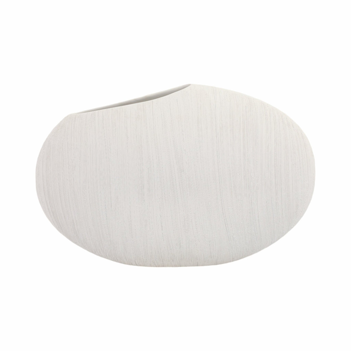 16x11" Cascais Small White Portugal Vase Vases and Jars| Sagebrook Home