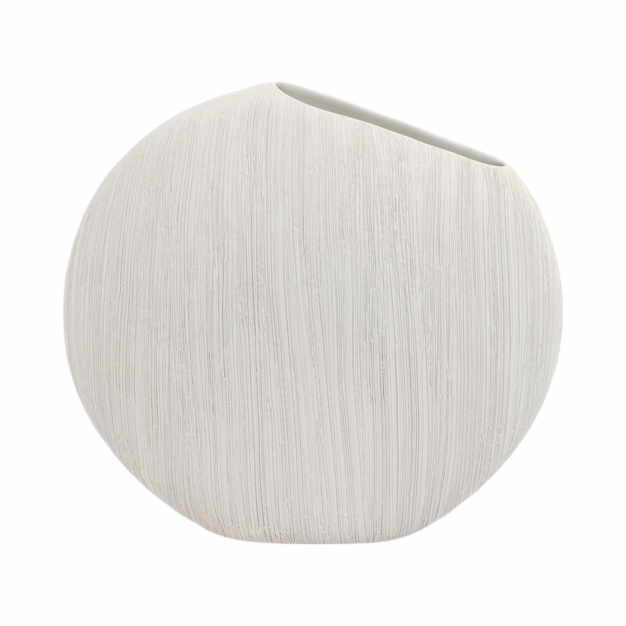 16x15" Cascais Large White Portugal Vase Vases and Jars| Sagebrook Home
