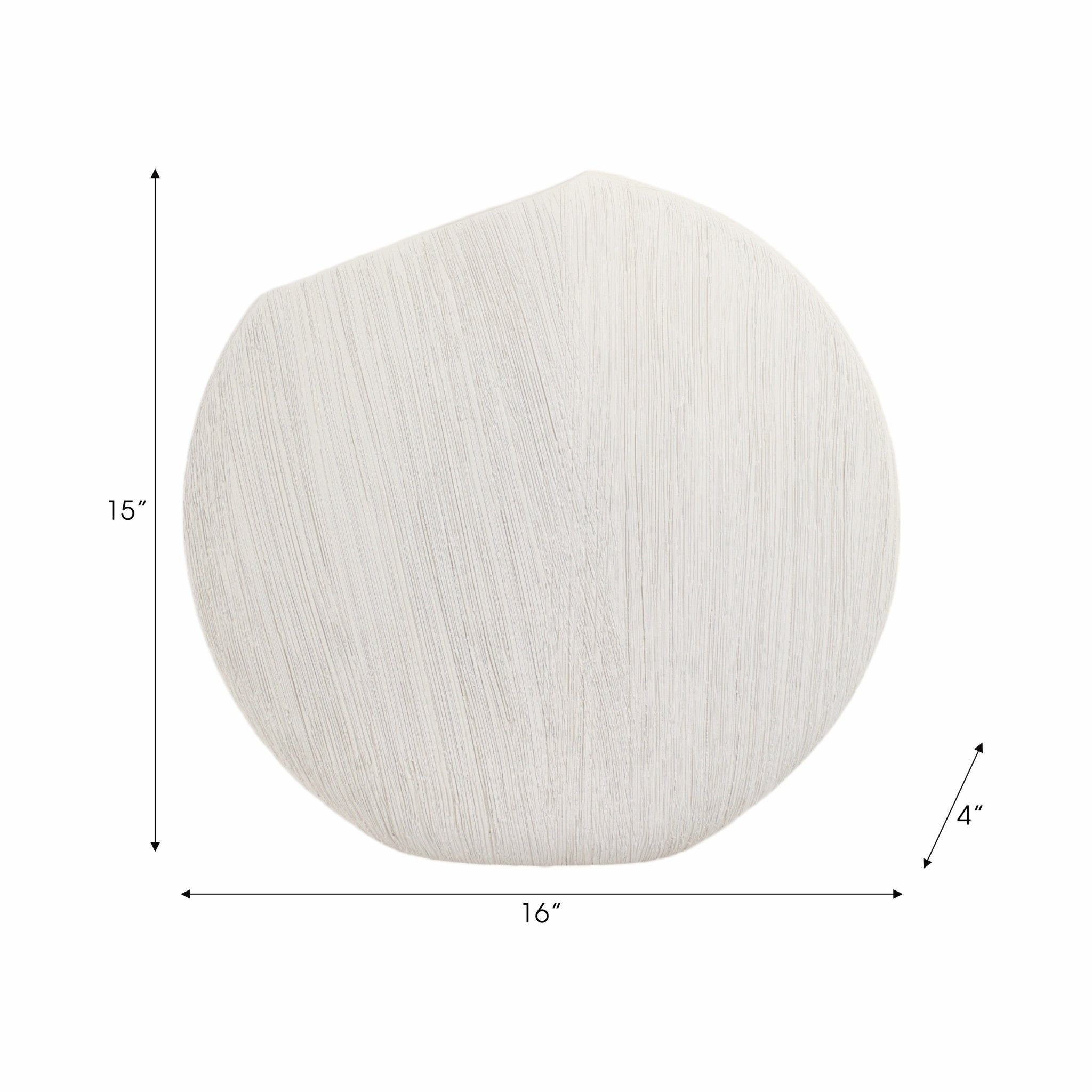 16x15" Cascais Large White Portugal Vase Vases and Jars| Sagebrook Home