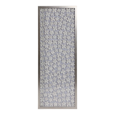 16x42 Antoinette Dimensional Flower Shadowbox Art - Al Rugaib Furniture