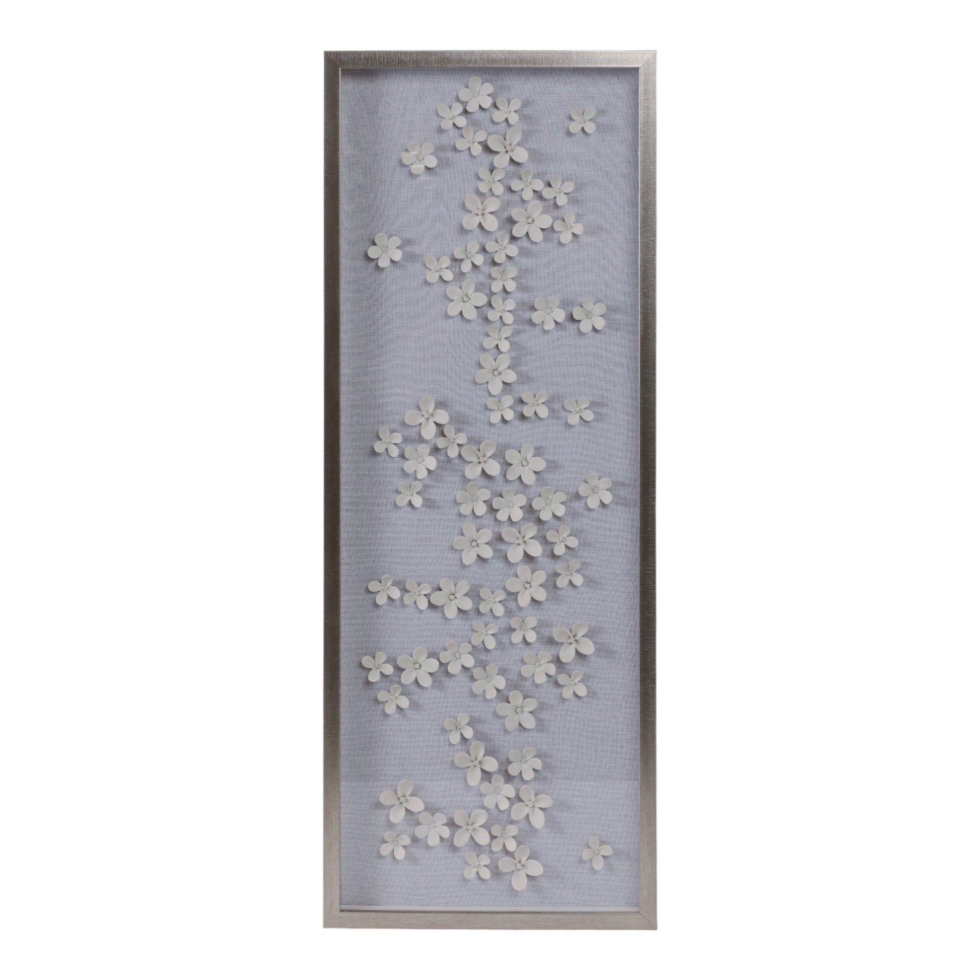 16X42 CHARNEY DIMENSIONAL FLOWER SHADOWBOX ART Wall Art| Sagebrook Home