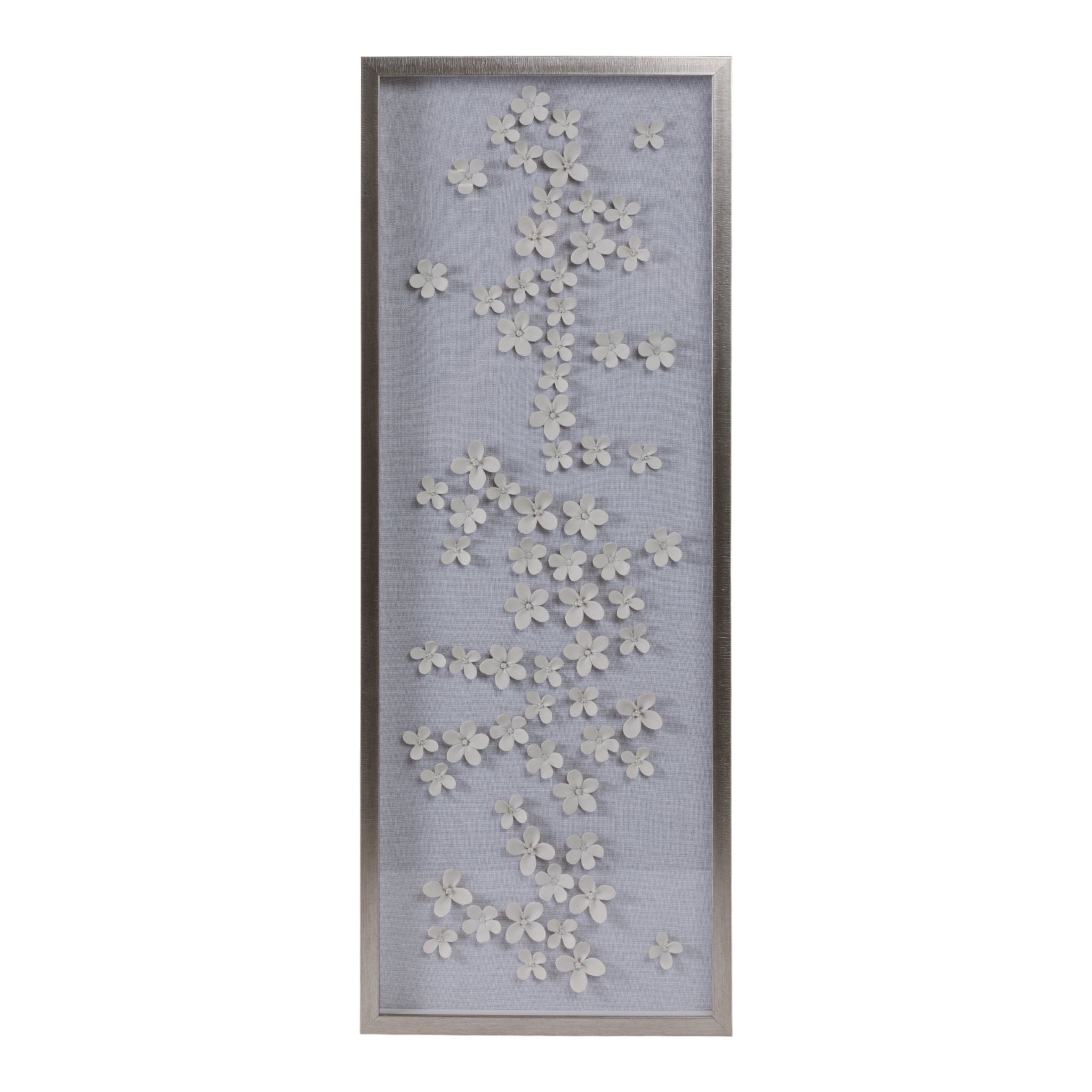 16X42 CHARNEY DIMENSIONAL FLOWER SHADOWBOX ART Wall Art| Sagebrook Home