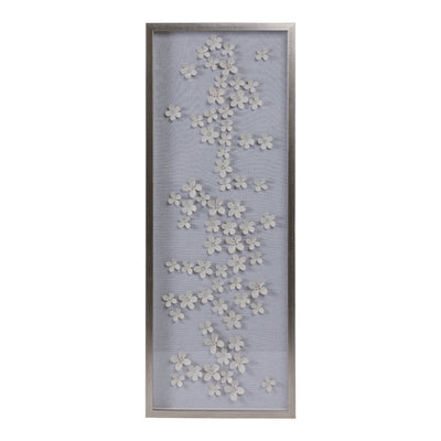 16X42 CHARNEY DIMENSIONAL FLOWER SHADOWBOX ART - Al Rugaib Furniture