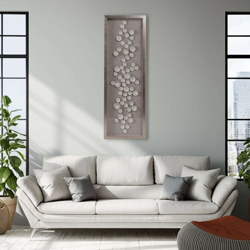 16x47 Bertrand Dimensional Botantical Shadowbox Ar - Al Rugaib Furniture