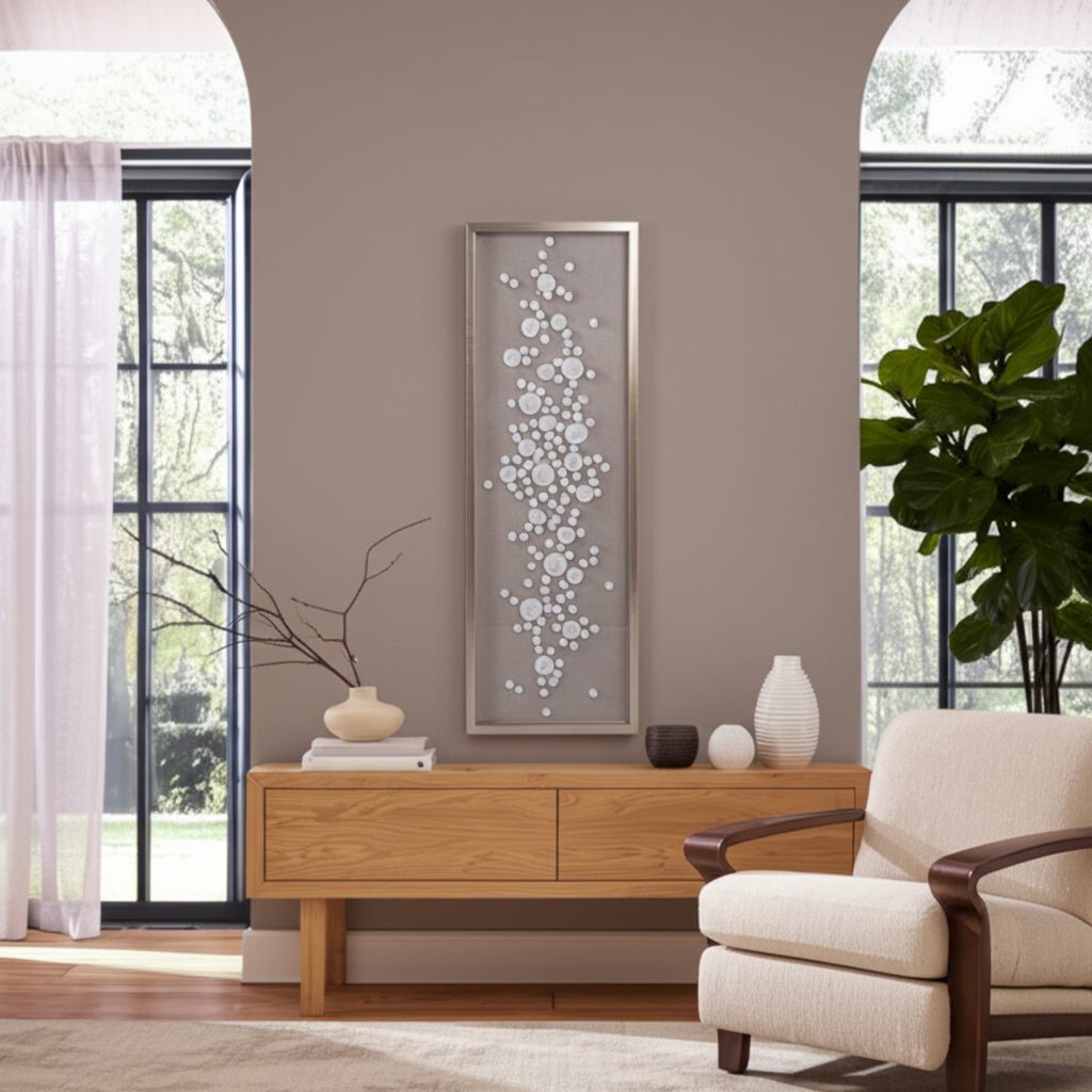 16X47 PADUINAN DIMENSIONAL FLOWER SHADOWBOX ART Wall Art| Sagebrook Home