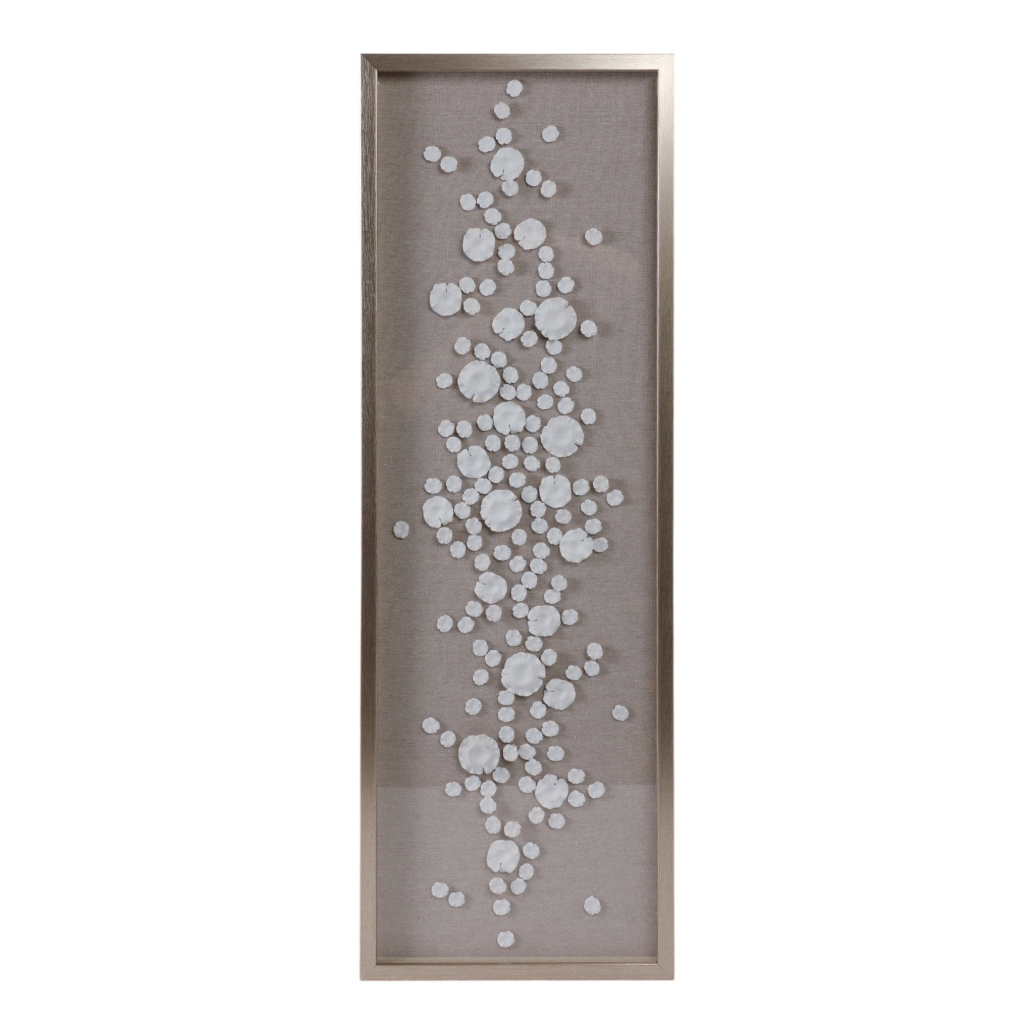 16X47 PADUINAN DIMENSIONAL FLOWER SHADOWBOX ART Wall Art| Sagebrook Home
