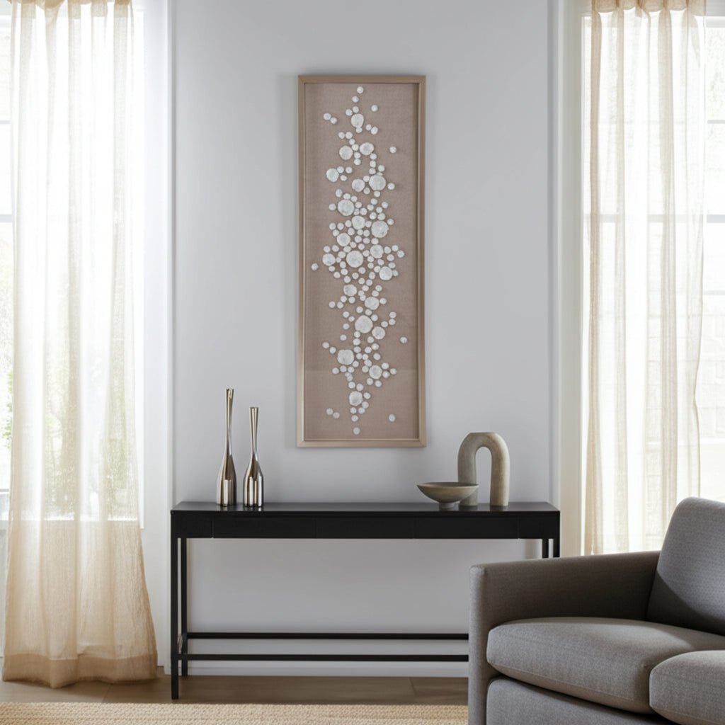 16X47 PADUINAN DIMENSIONAL FLOWER SHADOWBOX ART Wall Art| Sagebrook Home