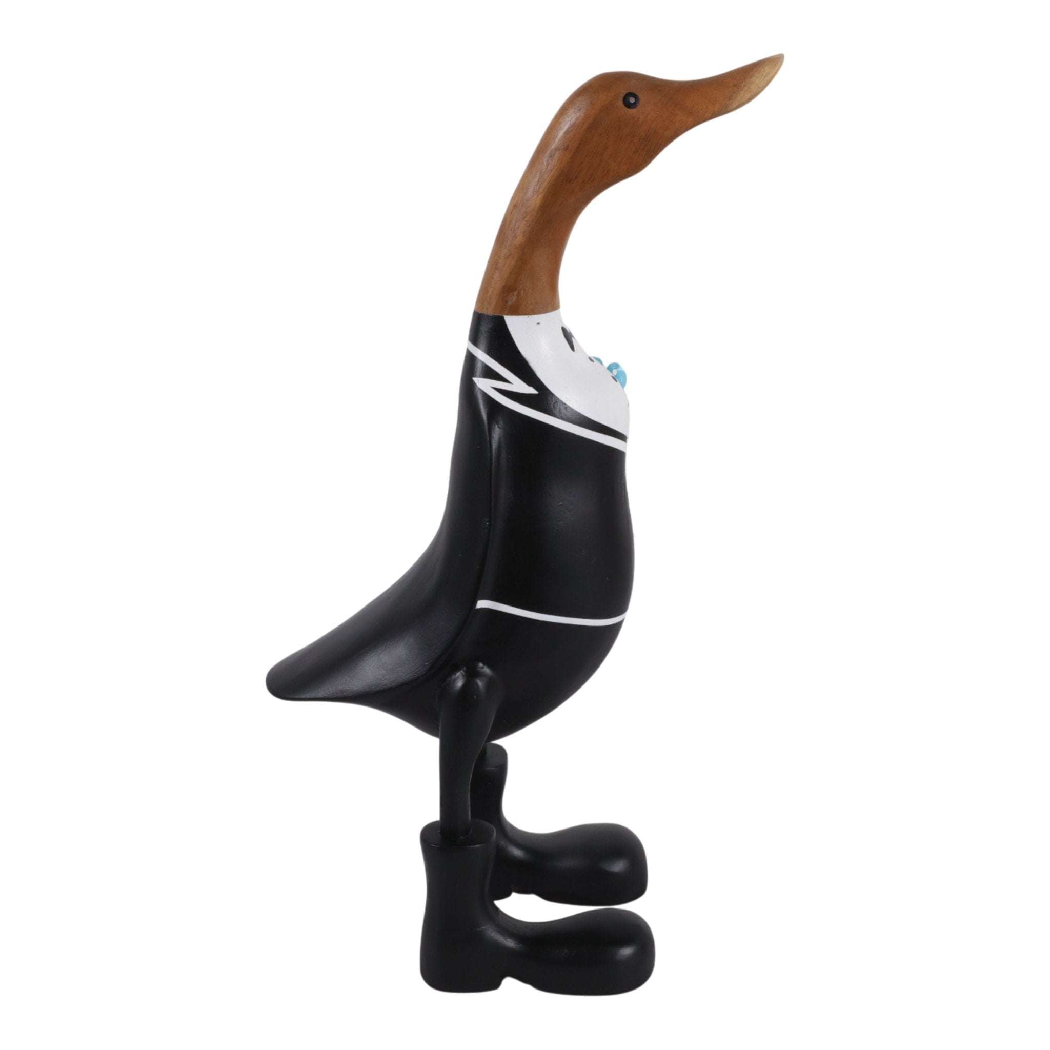 16x9" Groom Duck, Black/brown Table Decors| Sagebrook Home