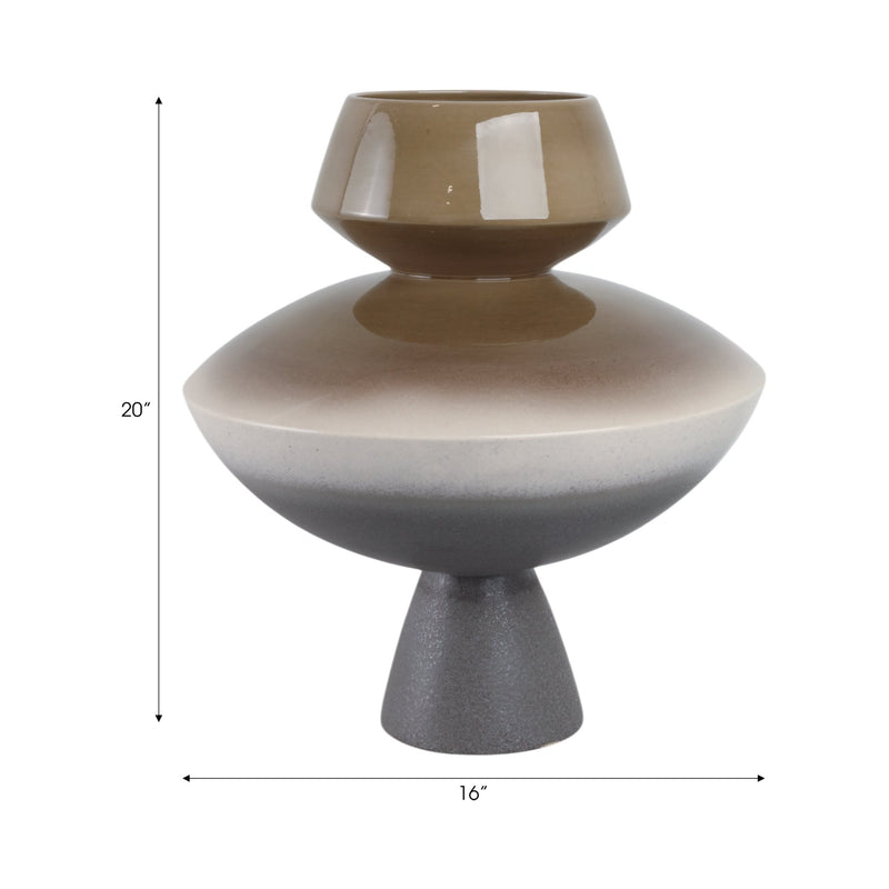 17" Azevedo Small Oversized Portugal Vase - Al Rugaib Furniture