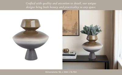 17" Azevedo Small Oversized Portugal Vase - Al Rugaib Furniture