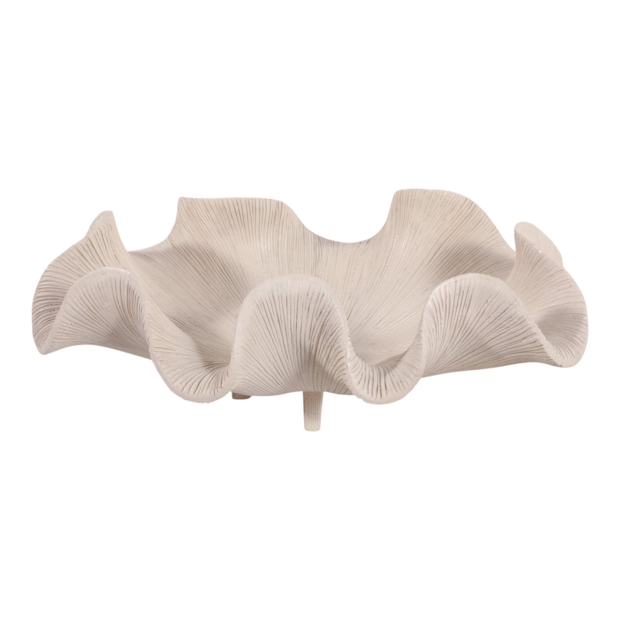 17" BARTON WAVY BOWL Bowl| Sagebrook Home