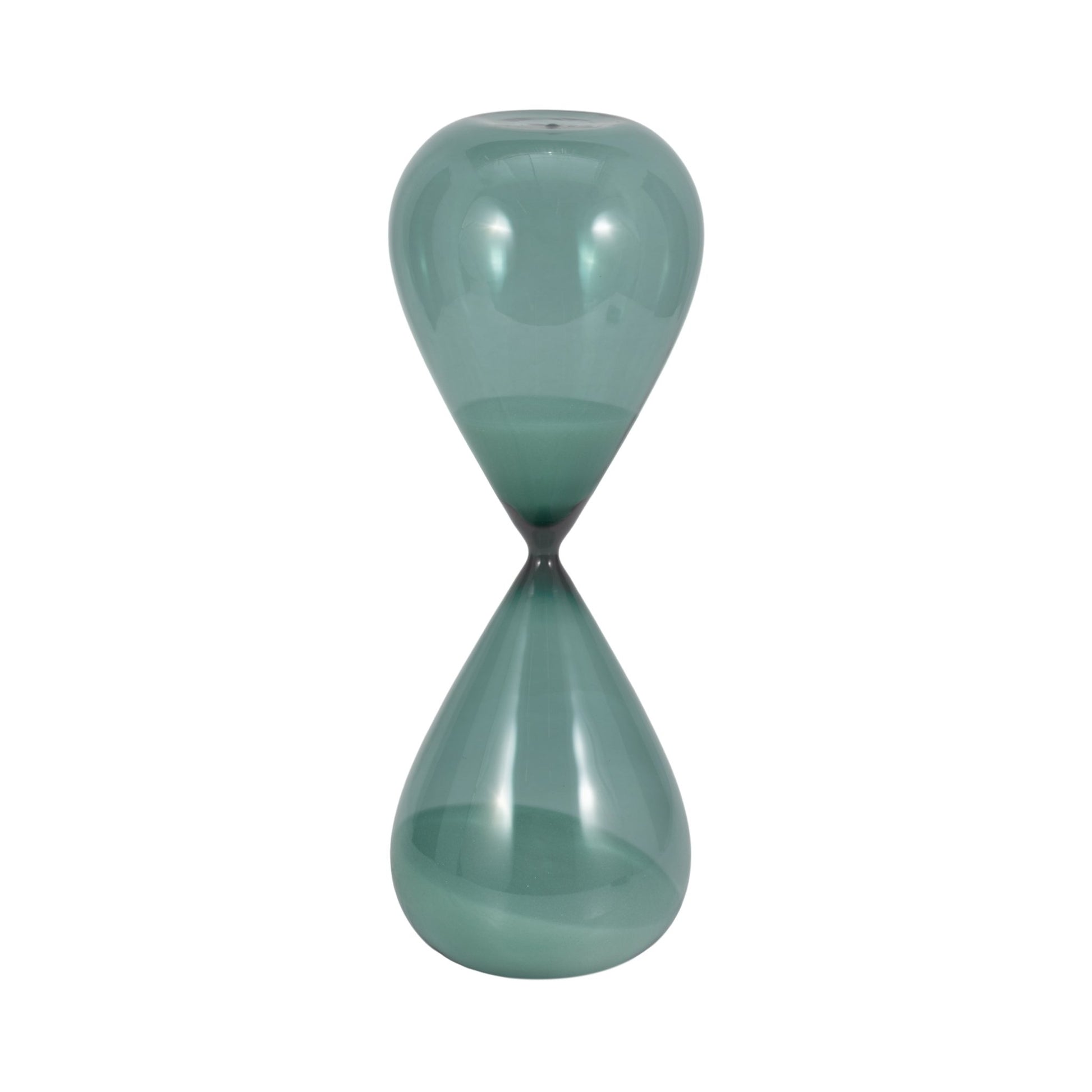 17" Bombora Large Teal Hourglass Table Decors| Sagebrook Home