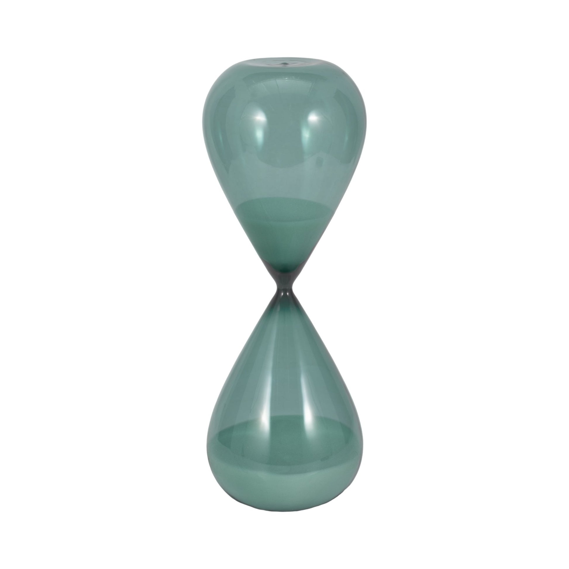 17" Bombora Large Teal Hourglass Table Decors| Sagebrook Home