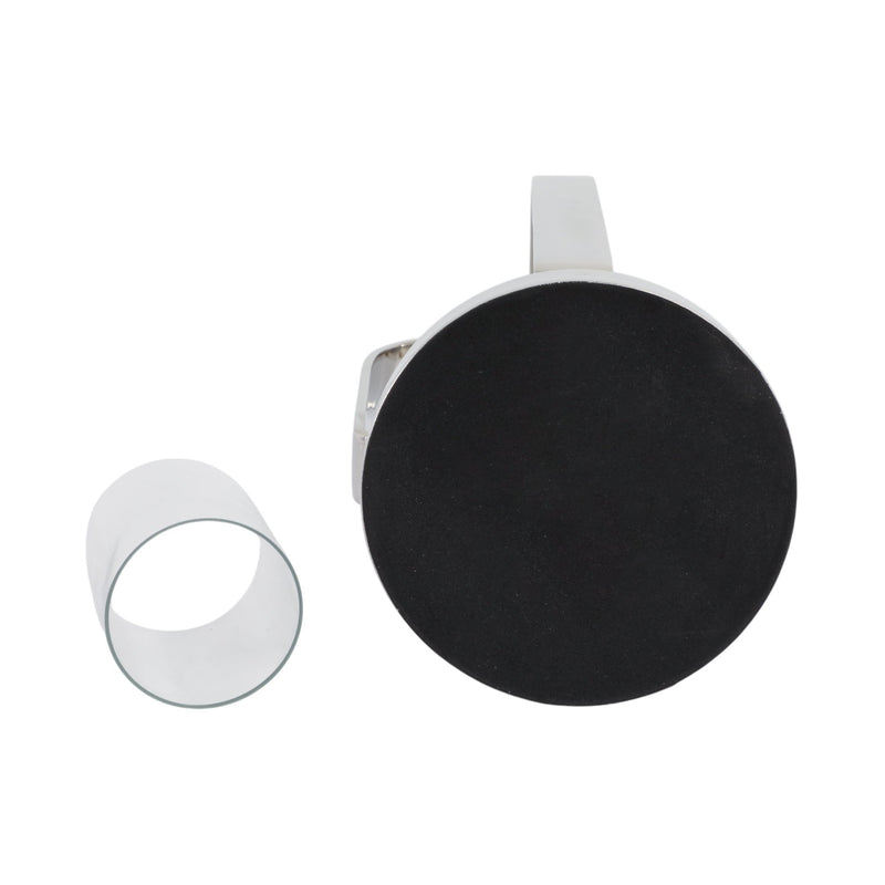 17" Geneva Small Silver Hurricane - Al Rugaib Furniture