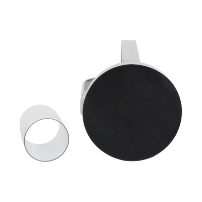 17" Geneva Small Silver Hurricane - Al Rugaib Furniture