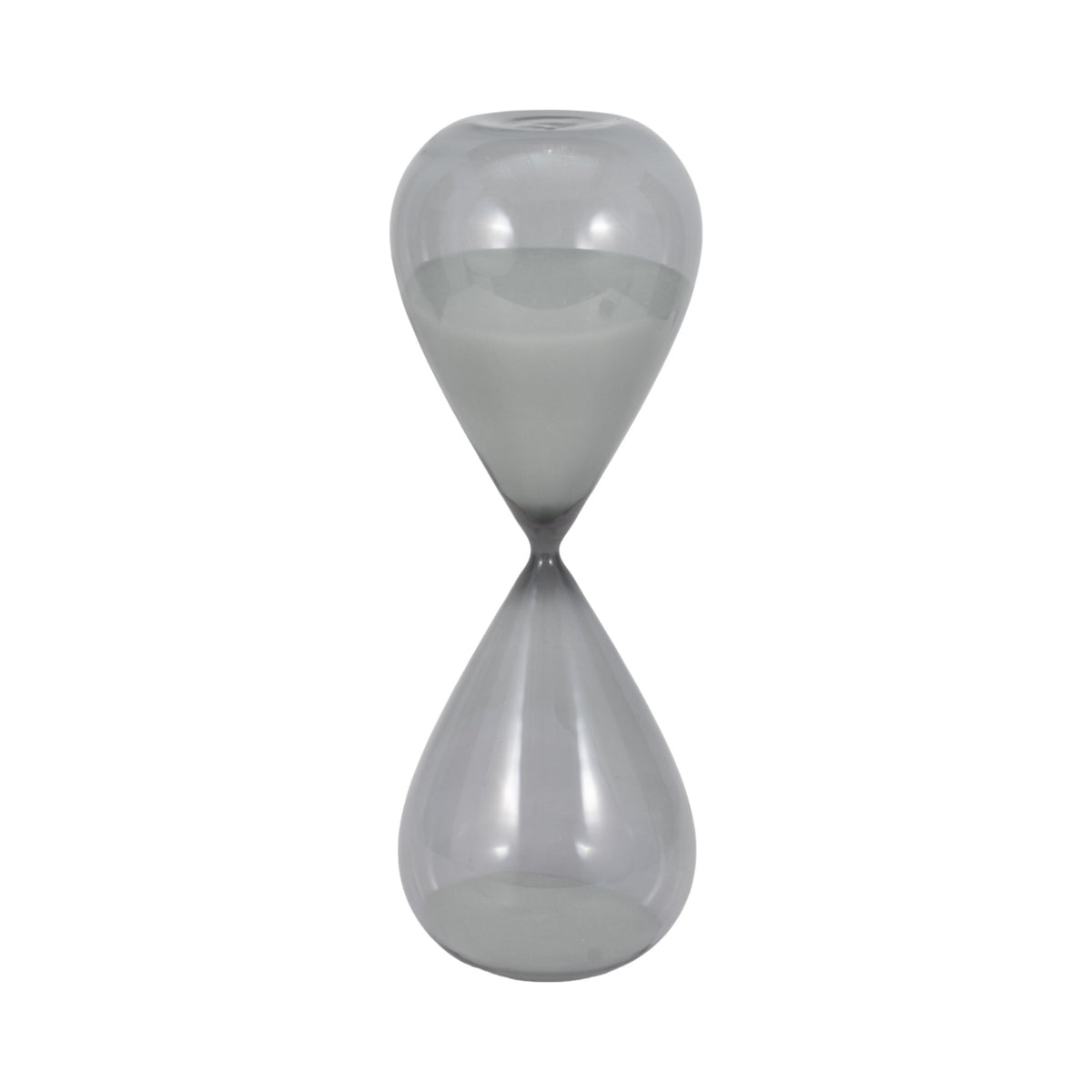 17" Giza Large Grey Hourglass Table Decors| Sagebrook Home