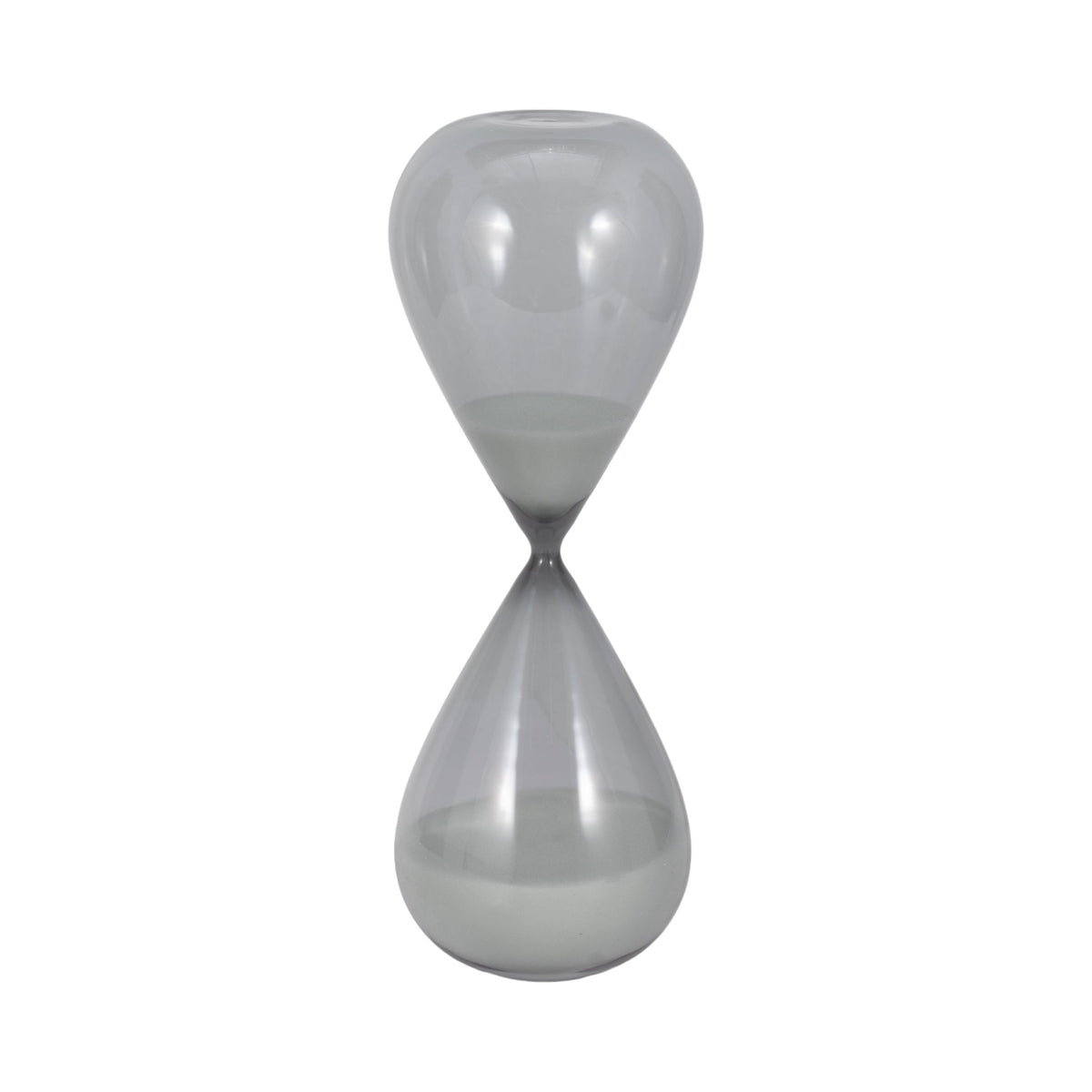 17" Giza Large Grey Hourglass Table Decors| Sagebrook Home