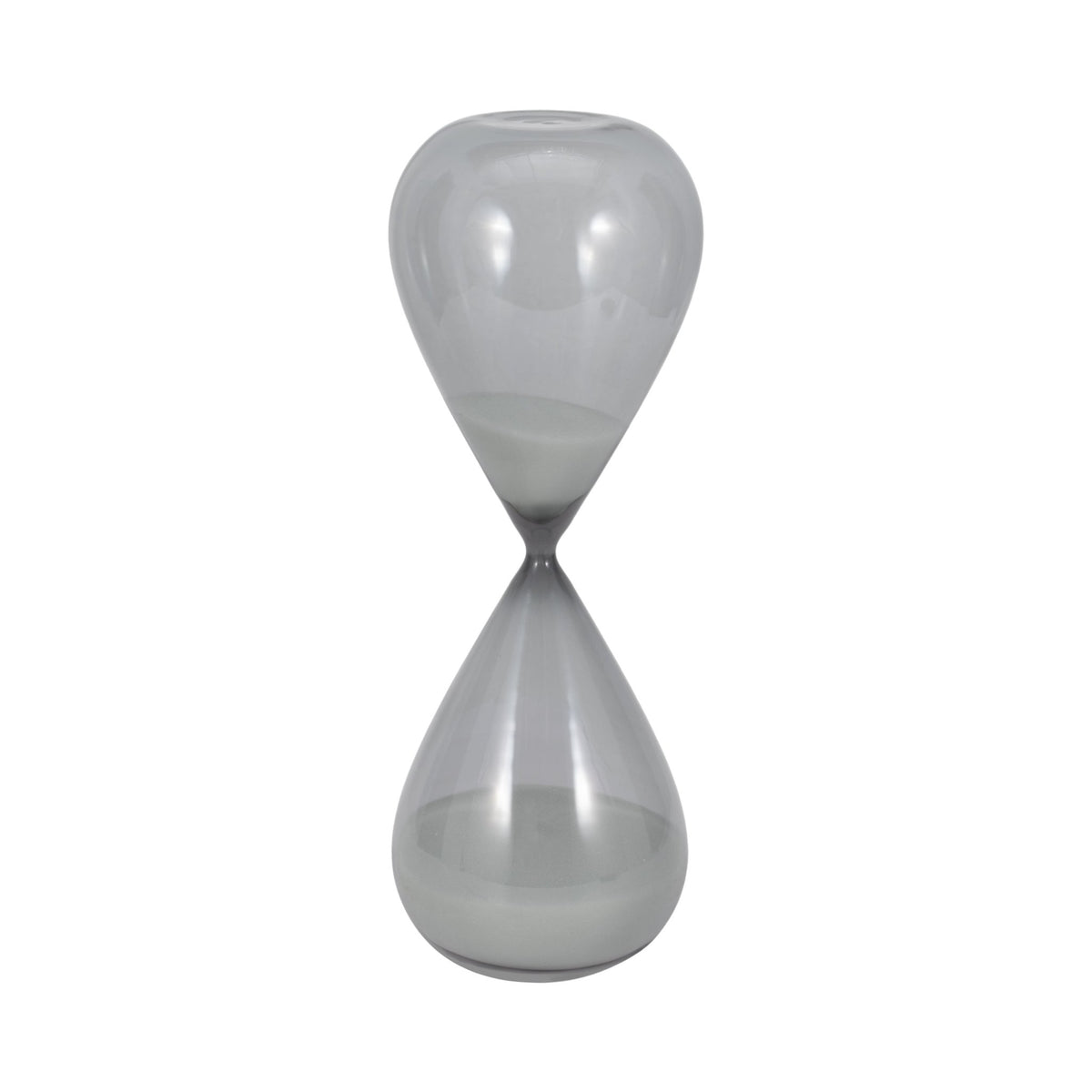 17" Giza Large Grey Hourglass Table Decors| Sagebrook Home