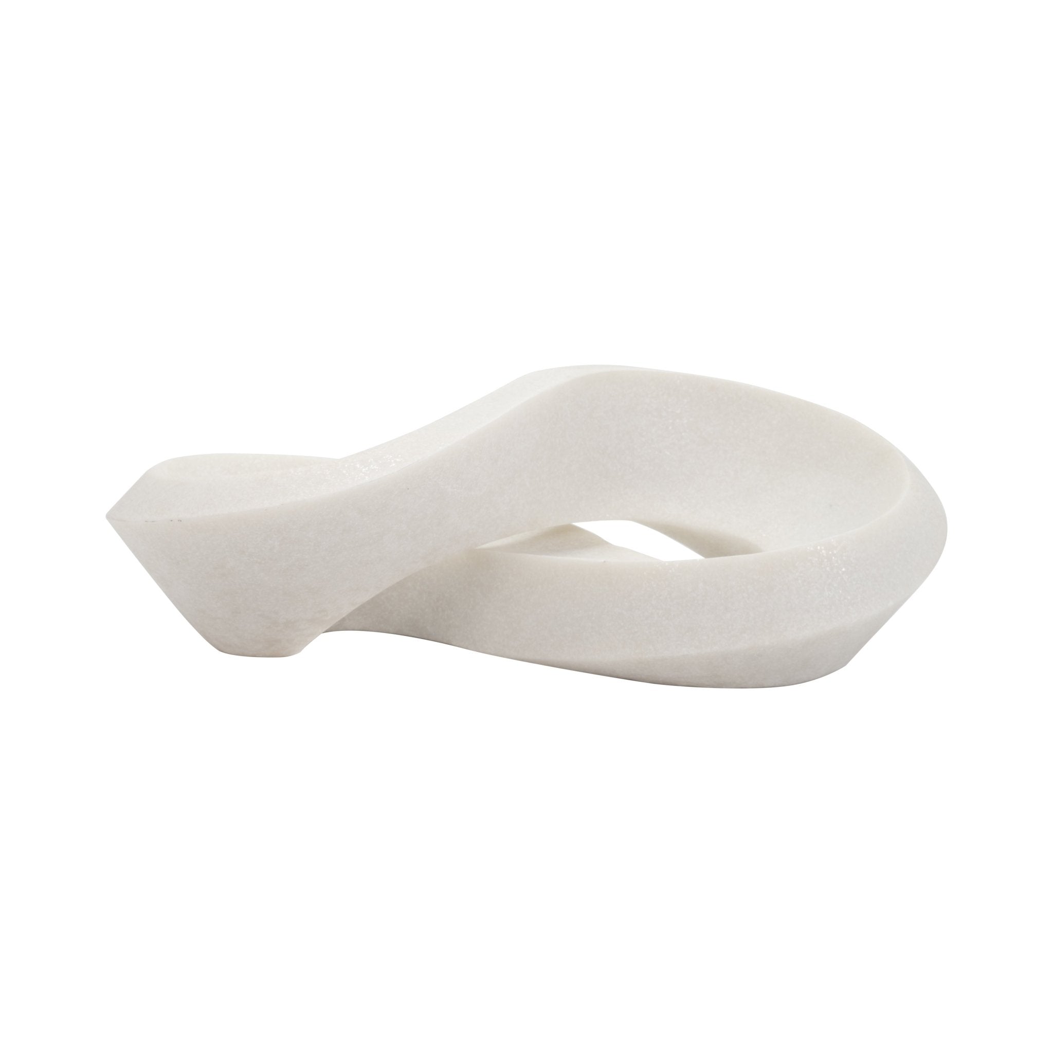 17" INFINITY DECOR BOWL, WHITE Bowl| Sagebrook Home
