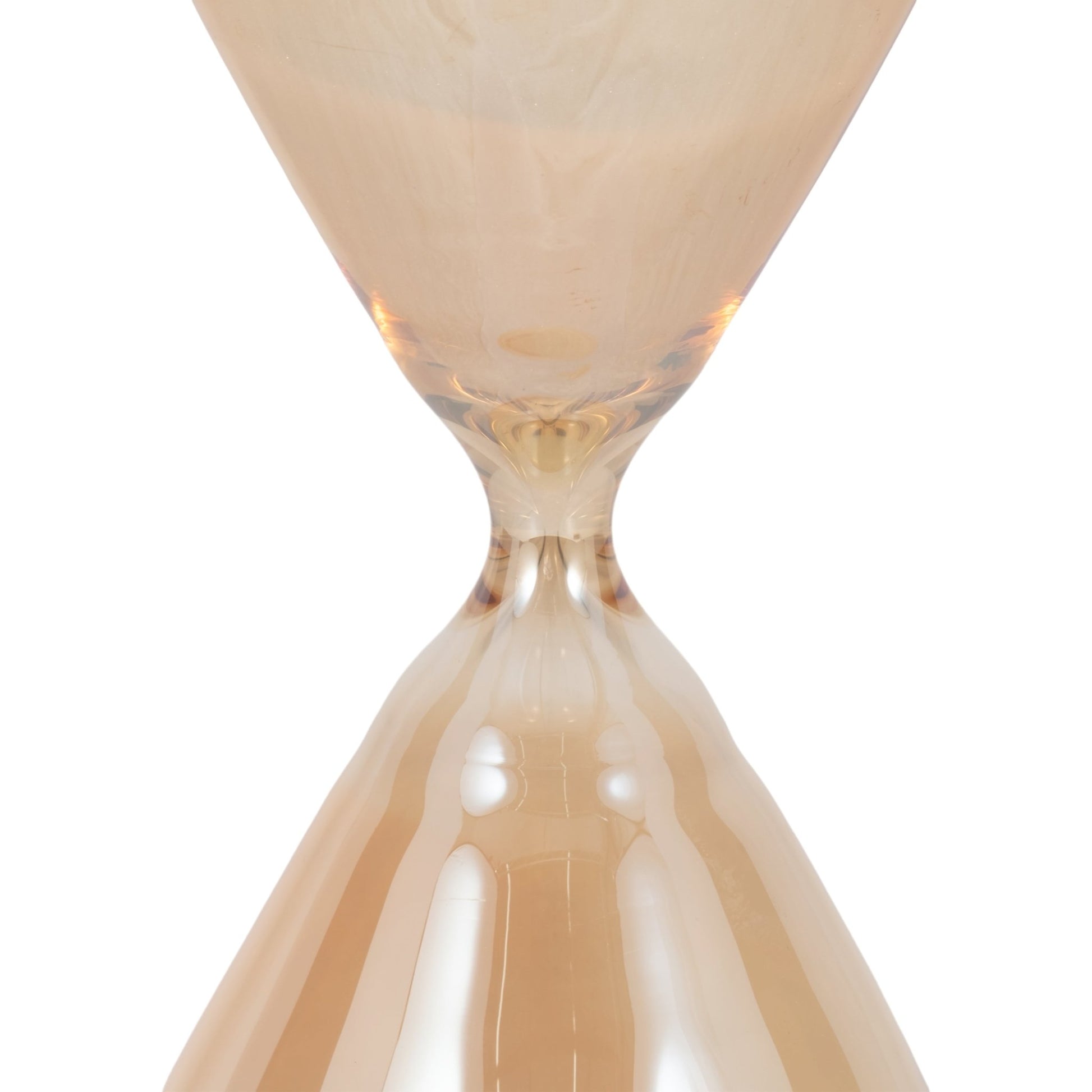 17" Midas Large Champagne Hourglass Table Decors| Sagebrook Home