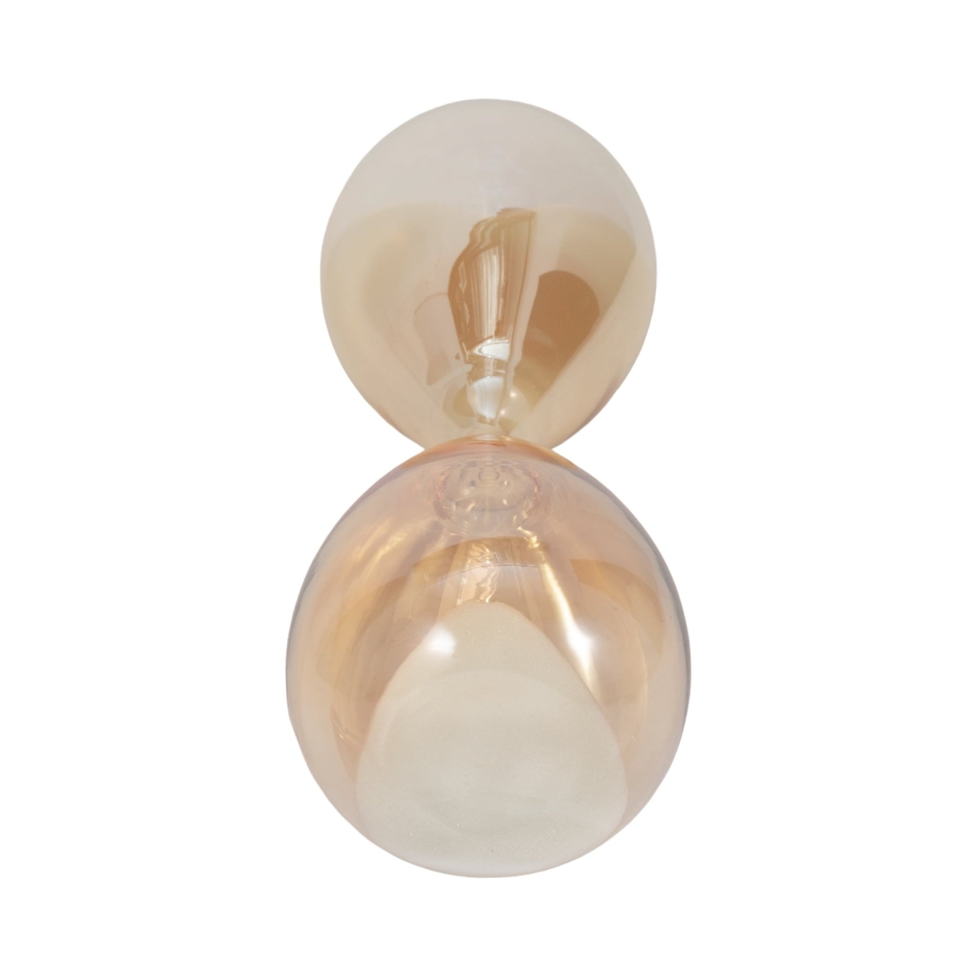 17" Midas Large Champagne Hourglass Table Decors| Sagebrook Home