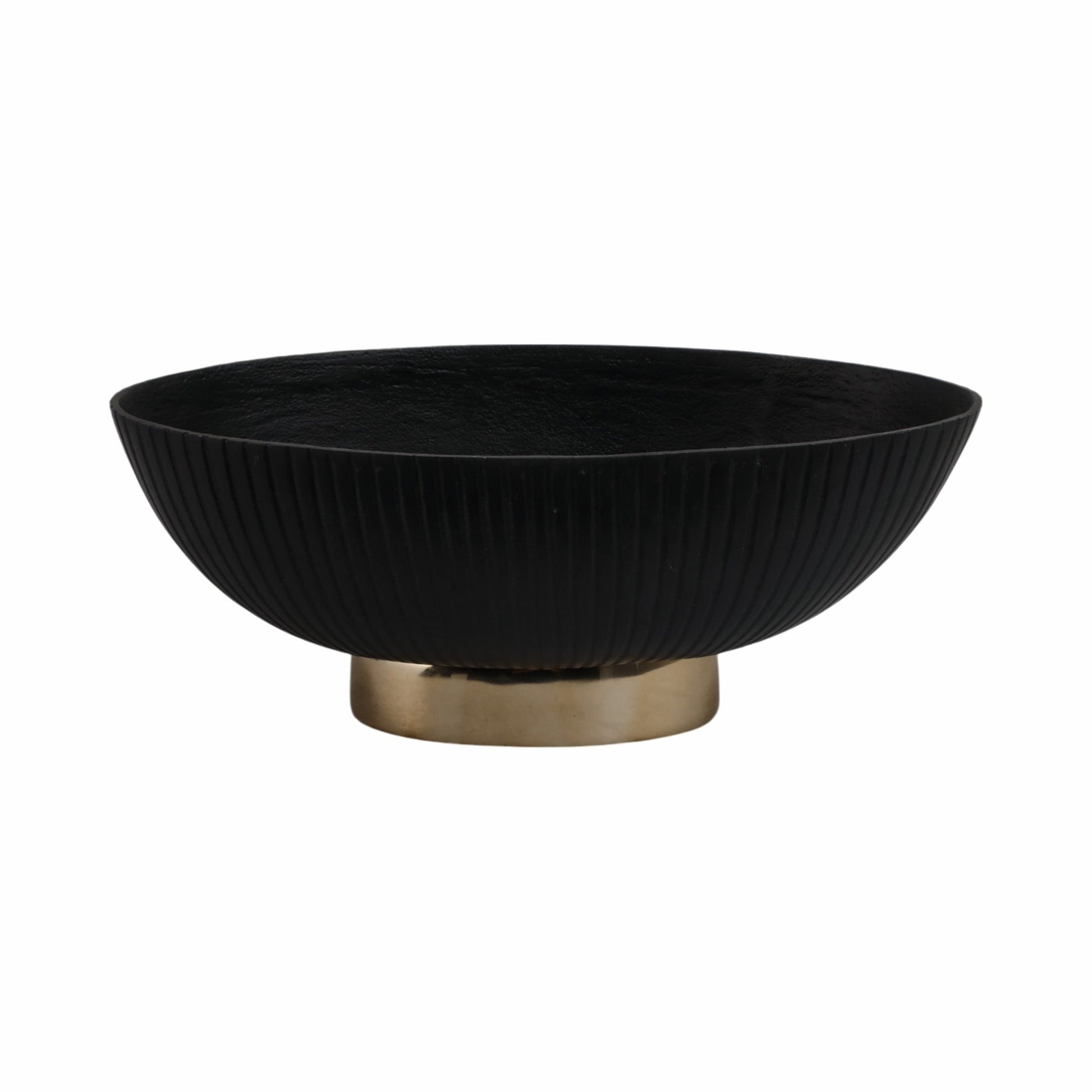 17" Willmar Black And Gold Bowl Table Decors| Sagebrook Home