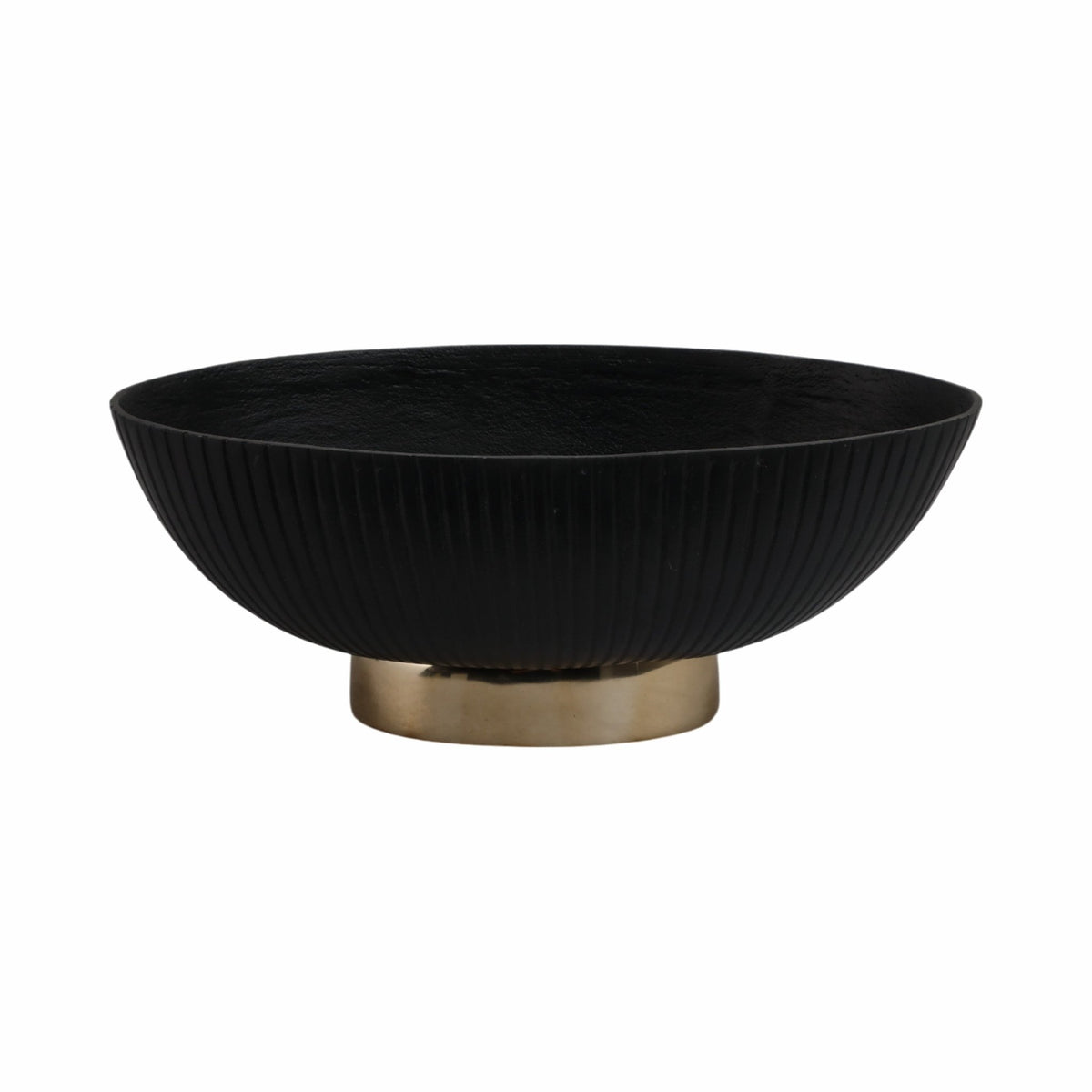 17" Willmar Black And Gold Bowl Table Decors| Sagebrook Home