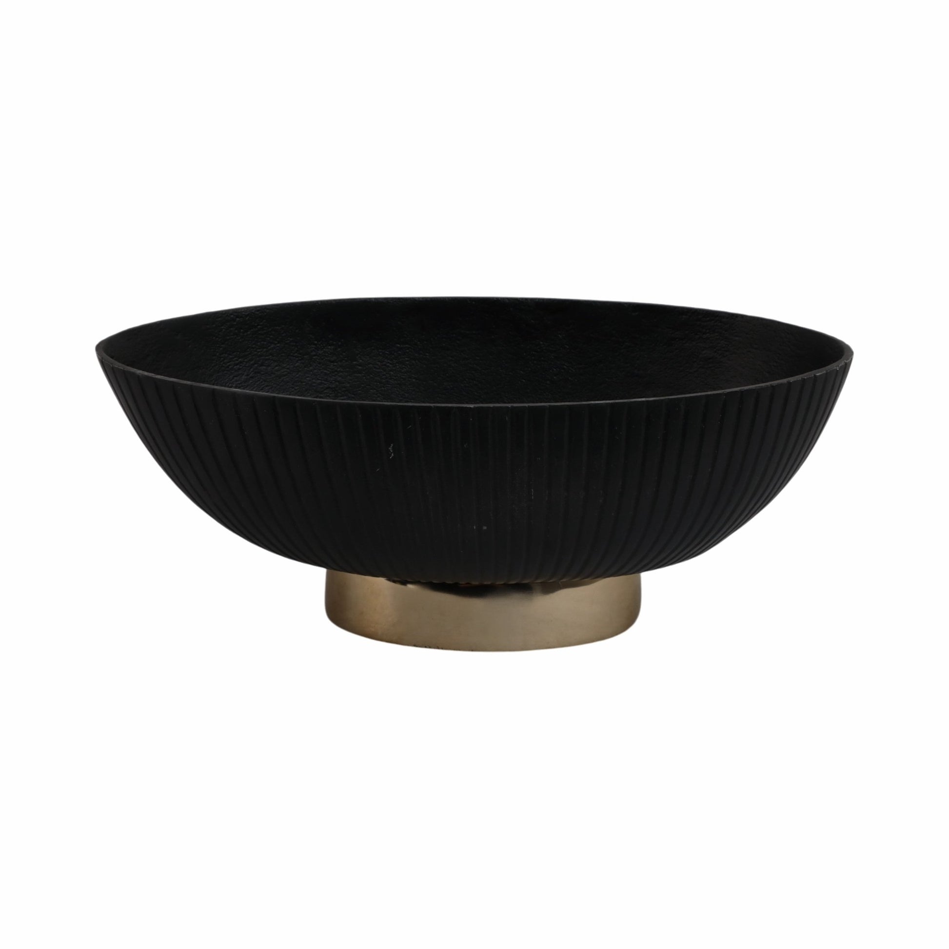 17" Willmar Black And Gold Bowl Table Decors| Sagebrook Home