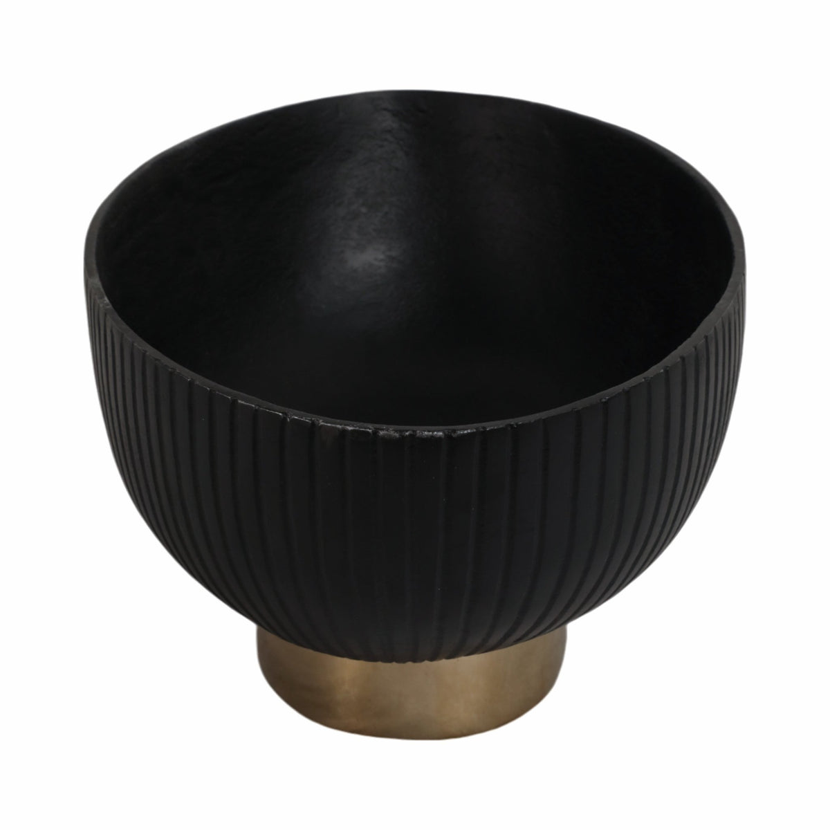 17" Willmar Black And Gold Bowl Table Decors| Sagebrook Home