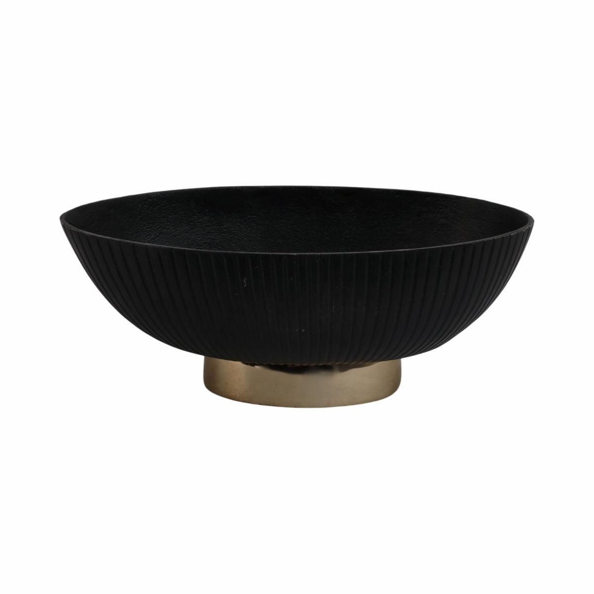 17" Willmar Black And Gold Bowl Table Decors| Sagebrook Home