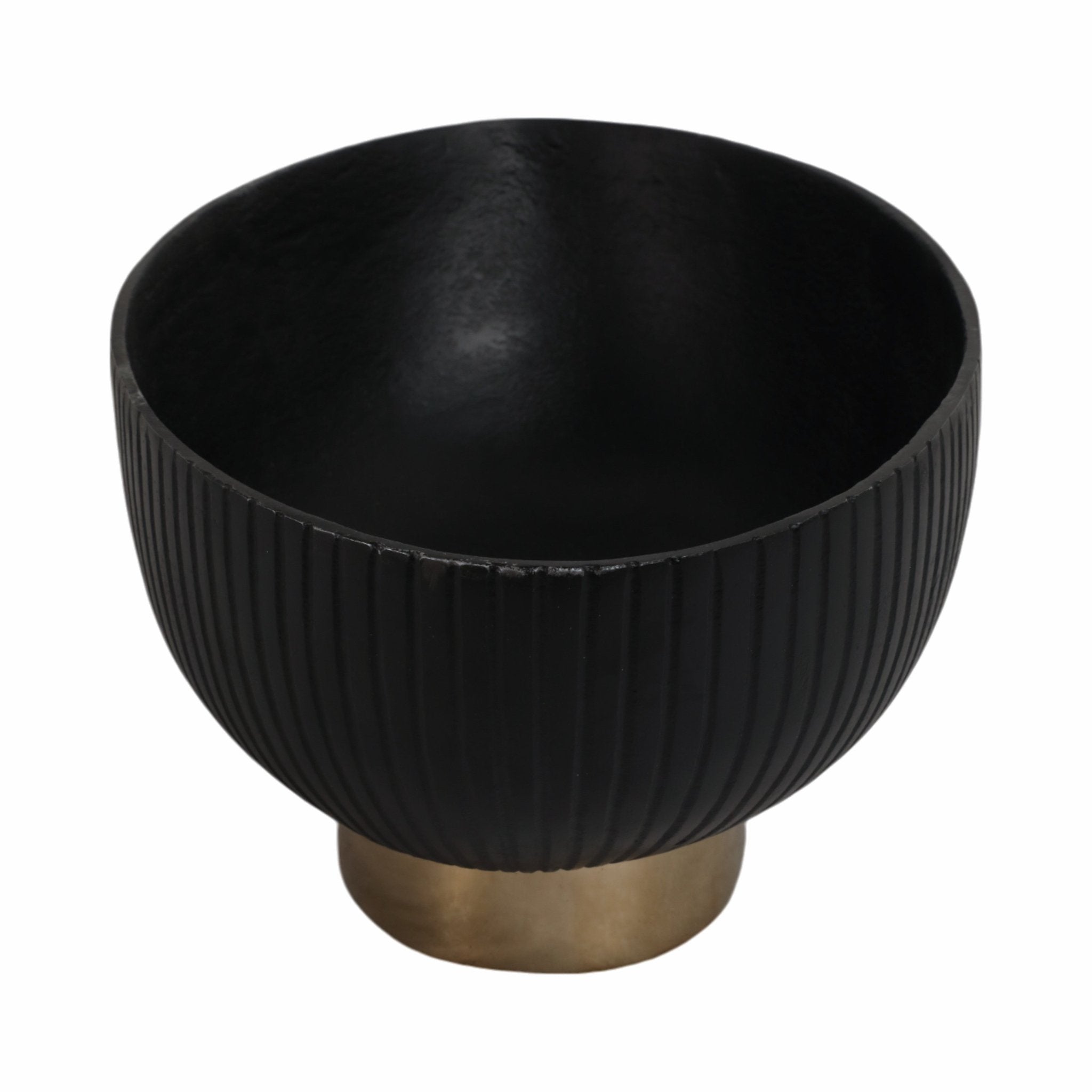 17" Willmar Black And Gold Bowl Table Decors| Sagebrook Home
