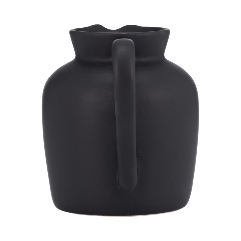 Cer, 5 Pitcher Vase, Black