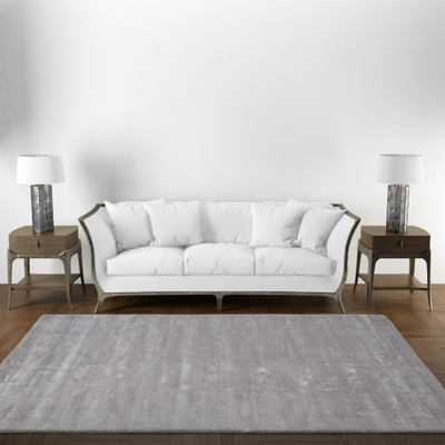 RUDA gray and white Rug