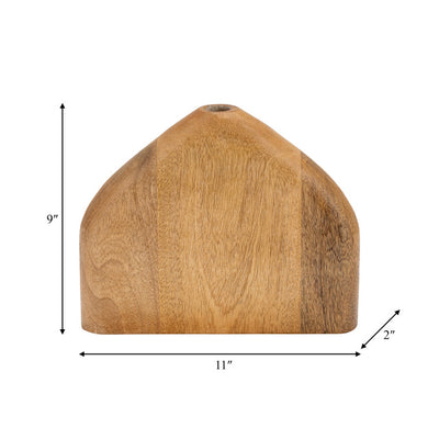 Glass, 20 Striped Vase, Blue/White