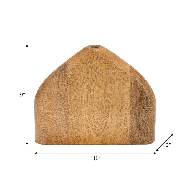 Glass, 20 Striped Vase, Blue/White