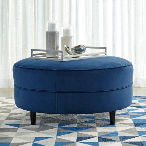 Oversized accent ottoman