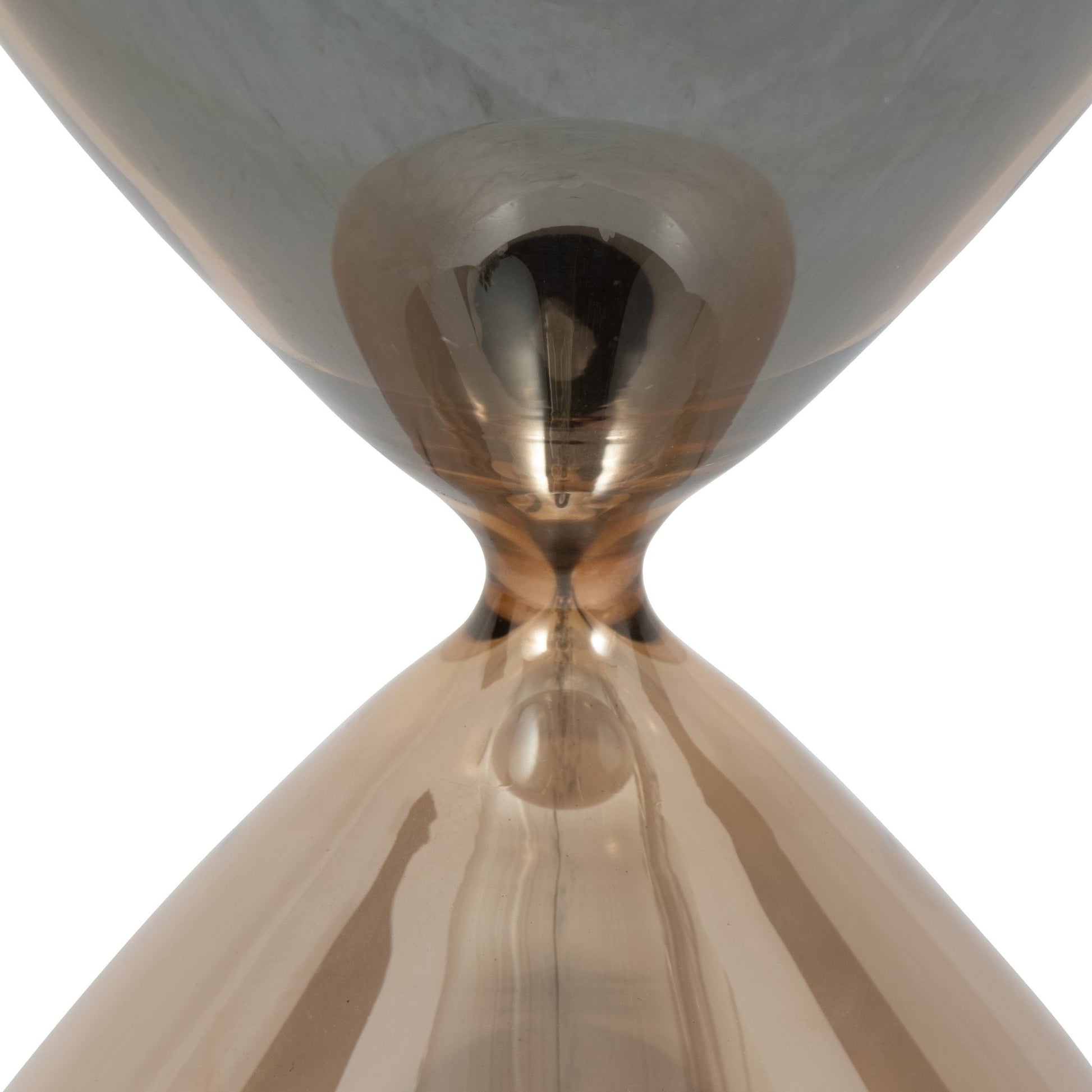 18" Ada Large Amber Hourglass Table Decors| Sagebrook Home