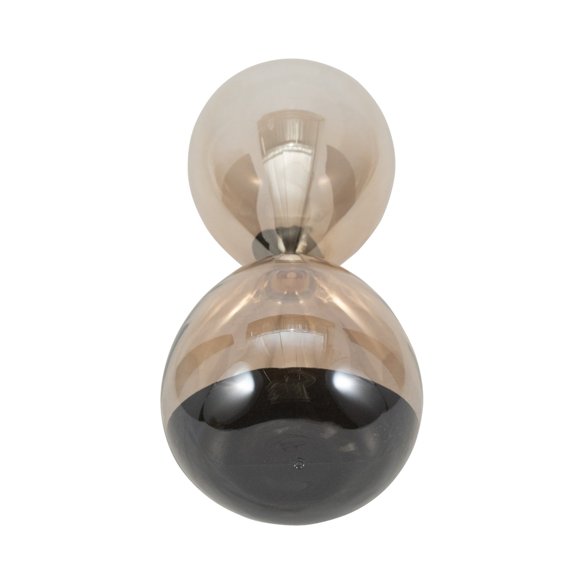 18" Ada Large Amber Hourglass Table Decors| Sagebrook Home