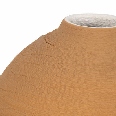 18" Baltra 3d Printed Vase, Apple Cinnamon - Al Rugaib Furniture