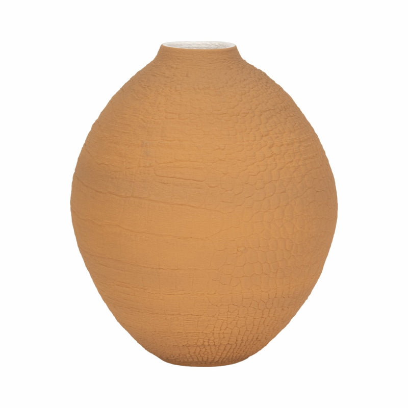 18" Baltra 3d Printed Vase, Apple Cinnamon - Al Rugaib Furniture